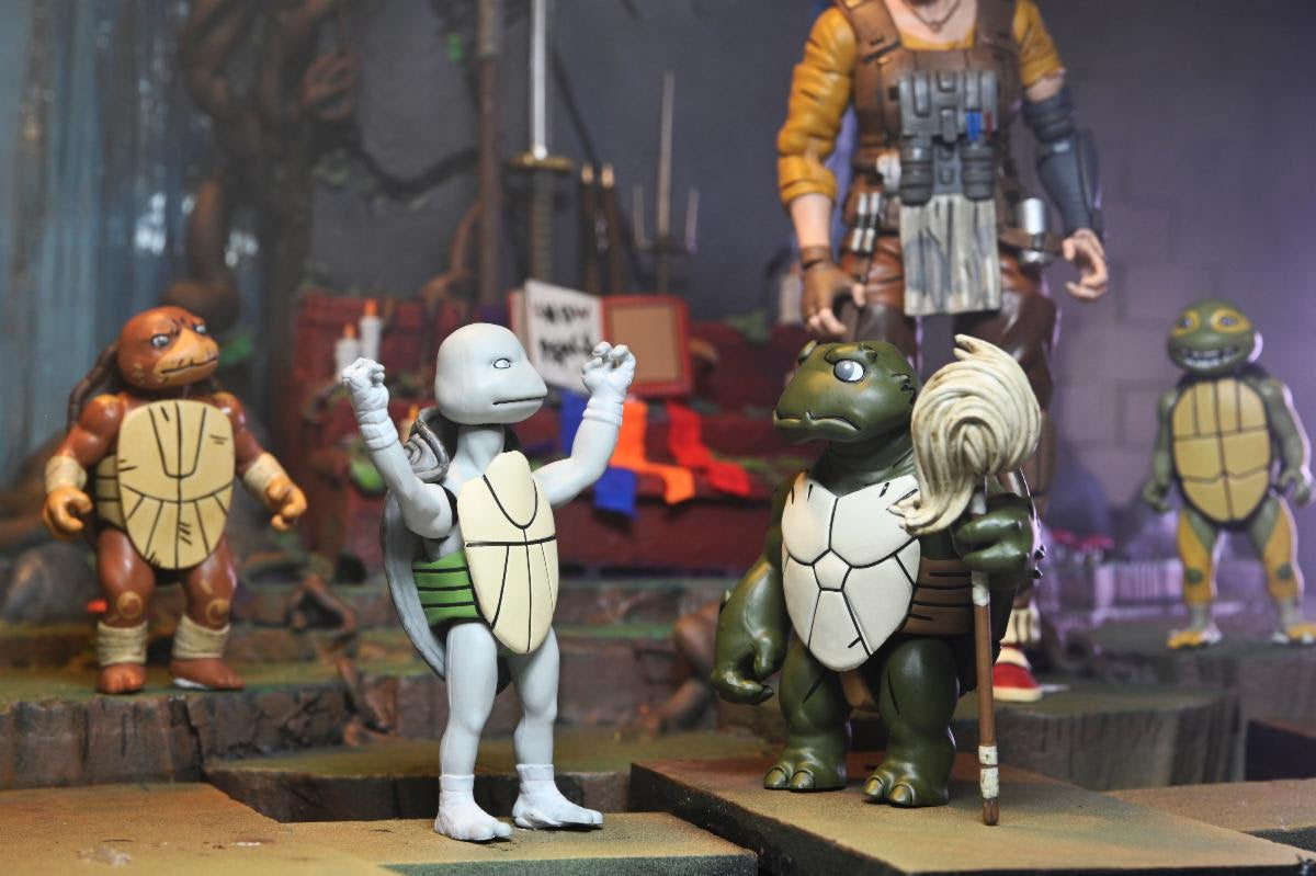 NECA Teenage Mutant Ninja Turtles Casey Marie with Baby Odyn & Uno (The Last Ronin- The Lost Years)、mySite、hgirdovlk