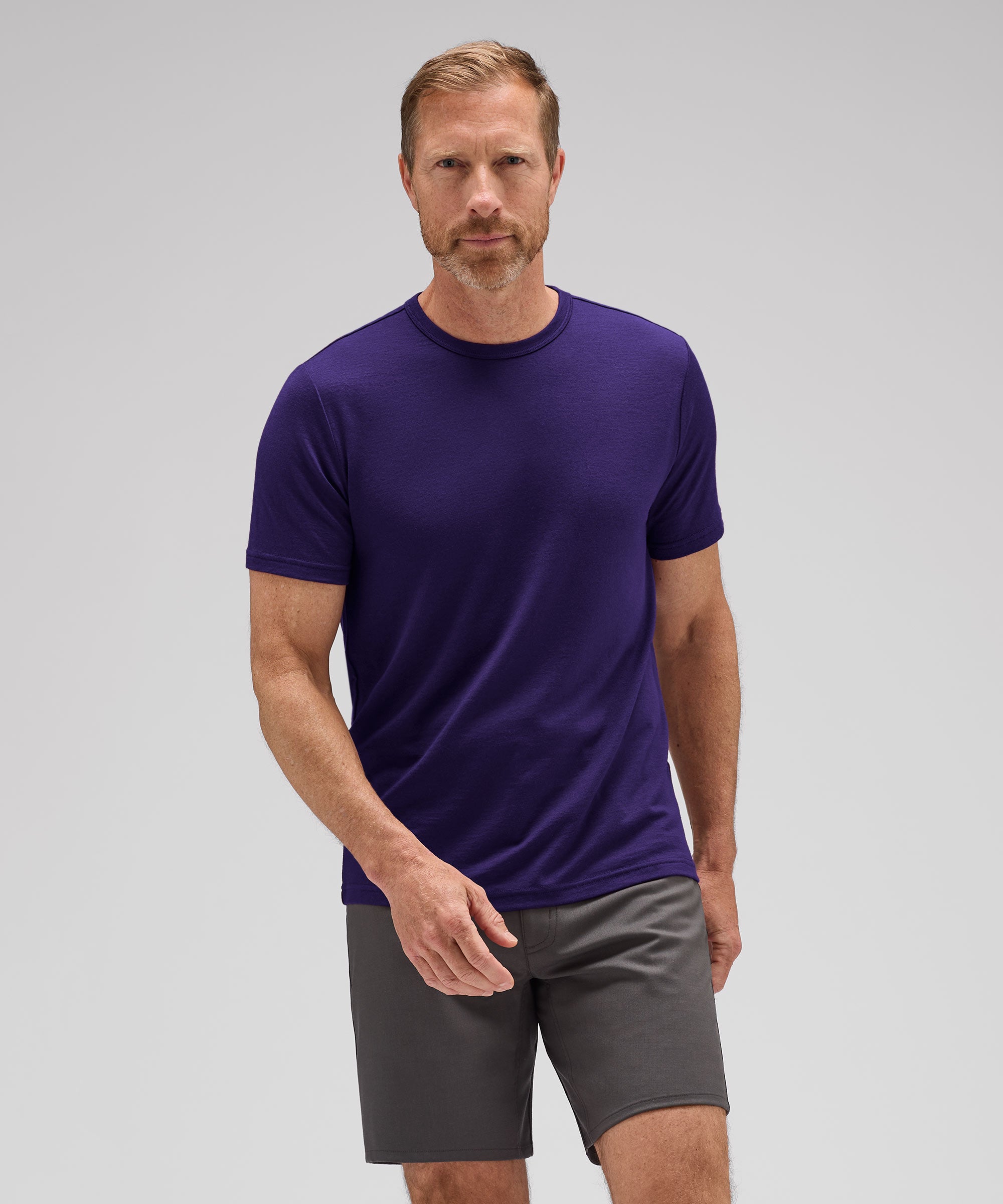 Men's Merino Crew Neck T-Shirt、mySite、noshort