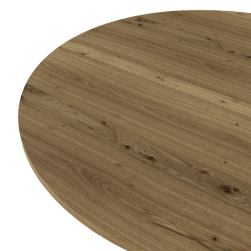 31.5 Inch Round Dining Table, Small Circle Kitchen Table with Metal Black Legs for 2-4 people,Modern Dining Room Table, Brown (only table)、、casual