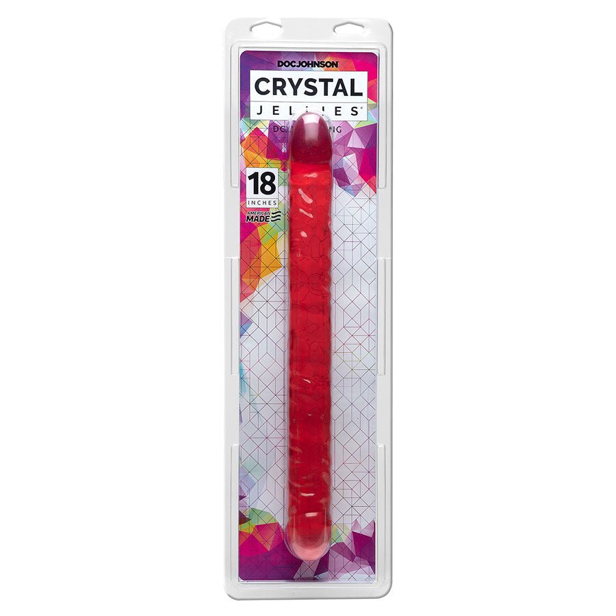18 Inch Crystal Jellies Double Ended Dildo、mySite、bottomscart