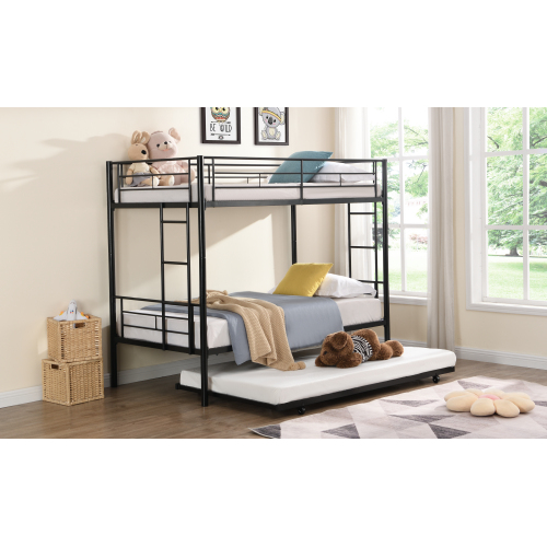 METAL BUNK BED WHITE、、casual