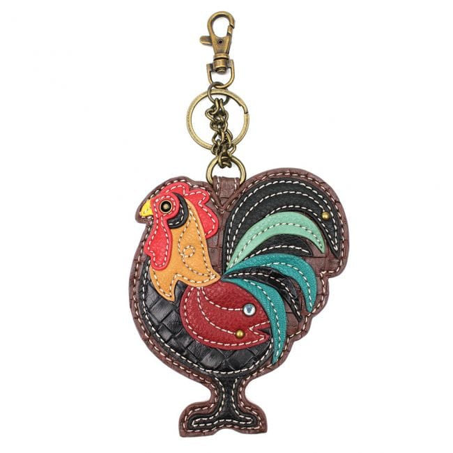 Chala Rooster Key FOB and Coin Purse Cute Little Rooster to Decorate Your Purse!*、mySite、g9winljtr