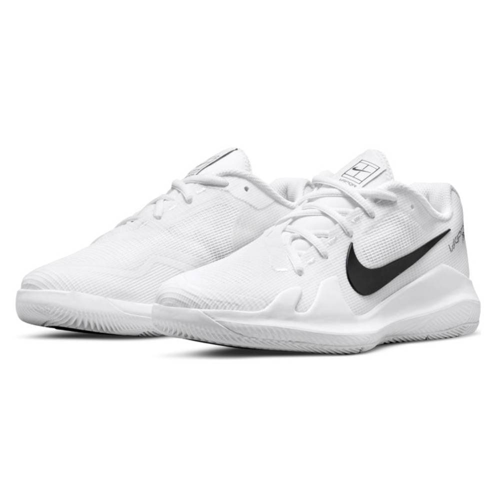 Nike Vapor Pro Junior Tennis Shoe (White/Black)