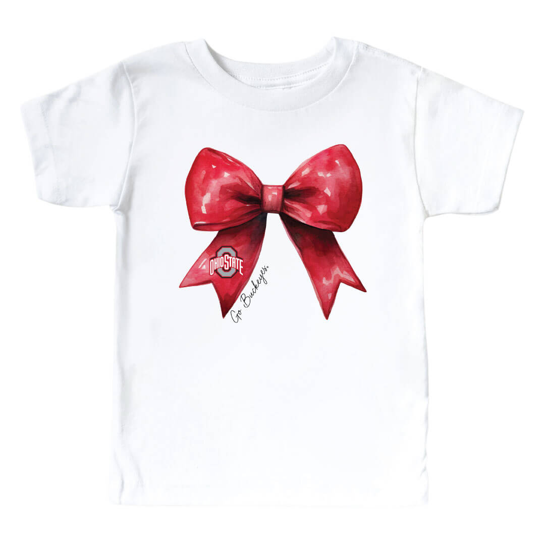  The Ohio State University | Footballs & Bows Kids Graphic Tee、mySite、layawaytickets