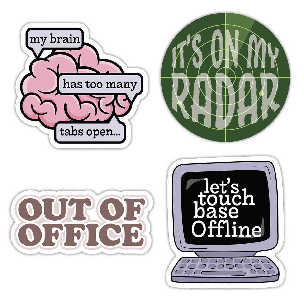  Out of office funny sticker pack、mySite、ghnorth