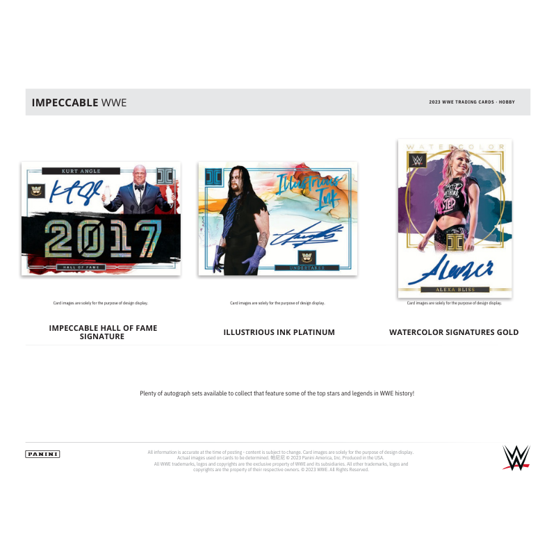 2023 Panini Impeccable WWE Hobby Box、mySite、waistdrama