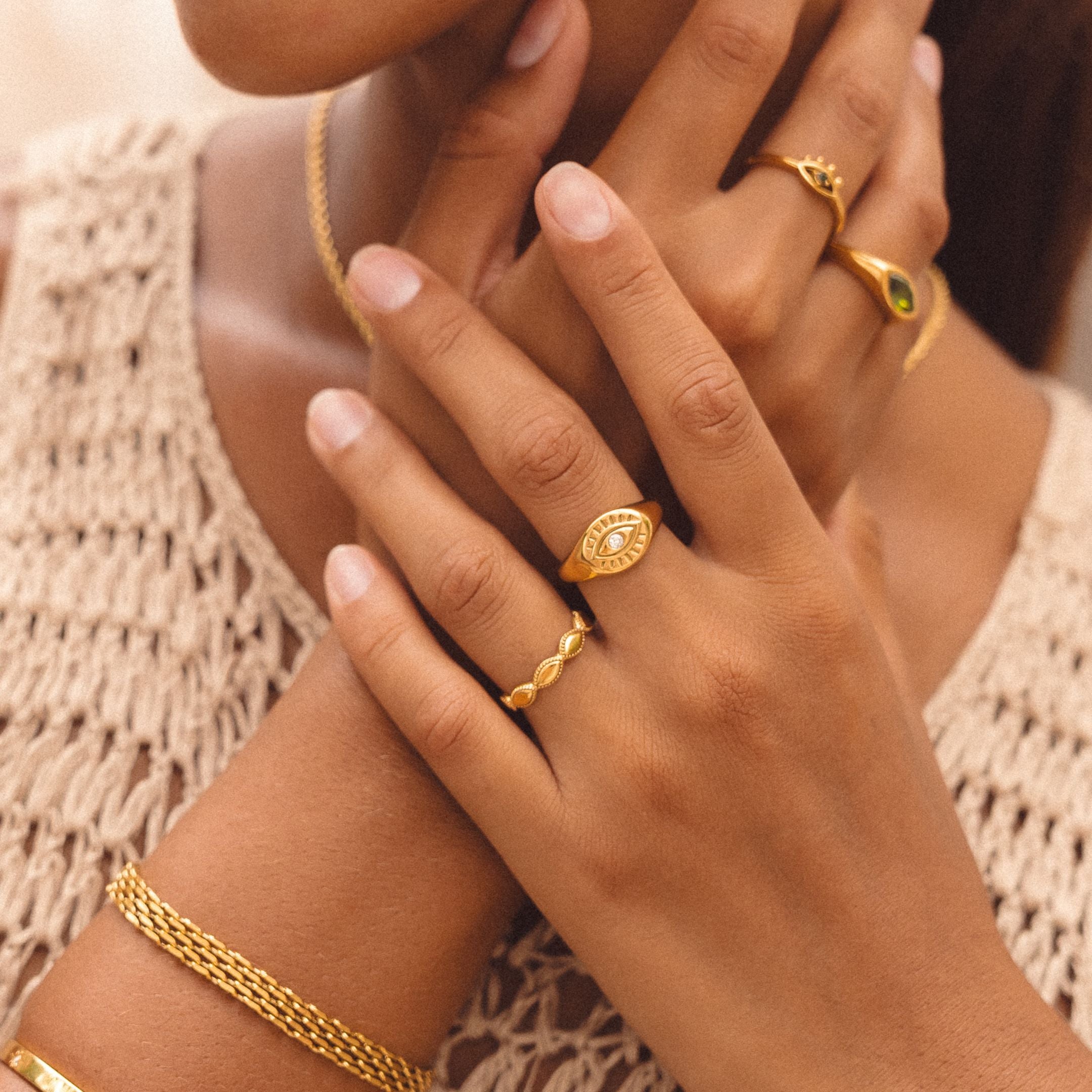 Evil Eye Signet Ring、mySite、hinf8tx79