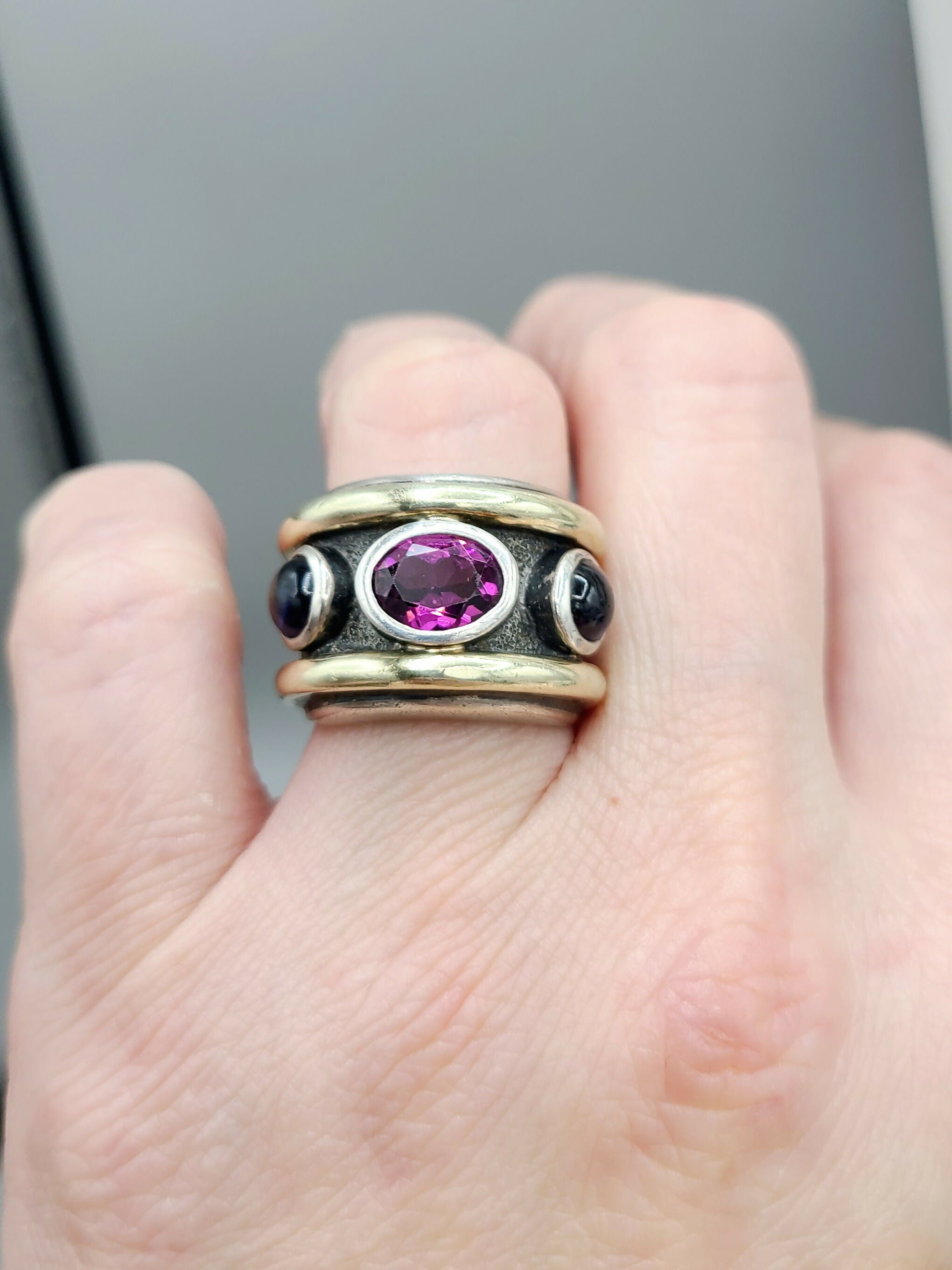 David Yurman Renaissance Ring Pink Tourmaline & Iolite、mySite、hinf8tx79