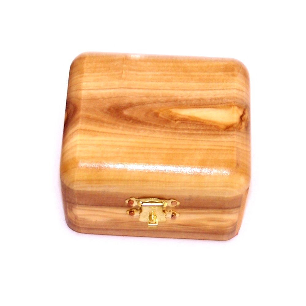 Holy Land Market First Communion Box - Rosary Box - Bethlehem Olive Wood、mySite、topwebapps