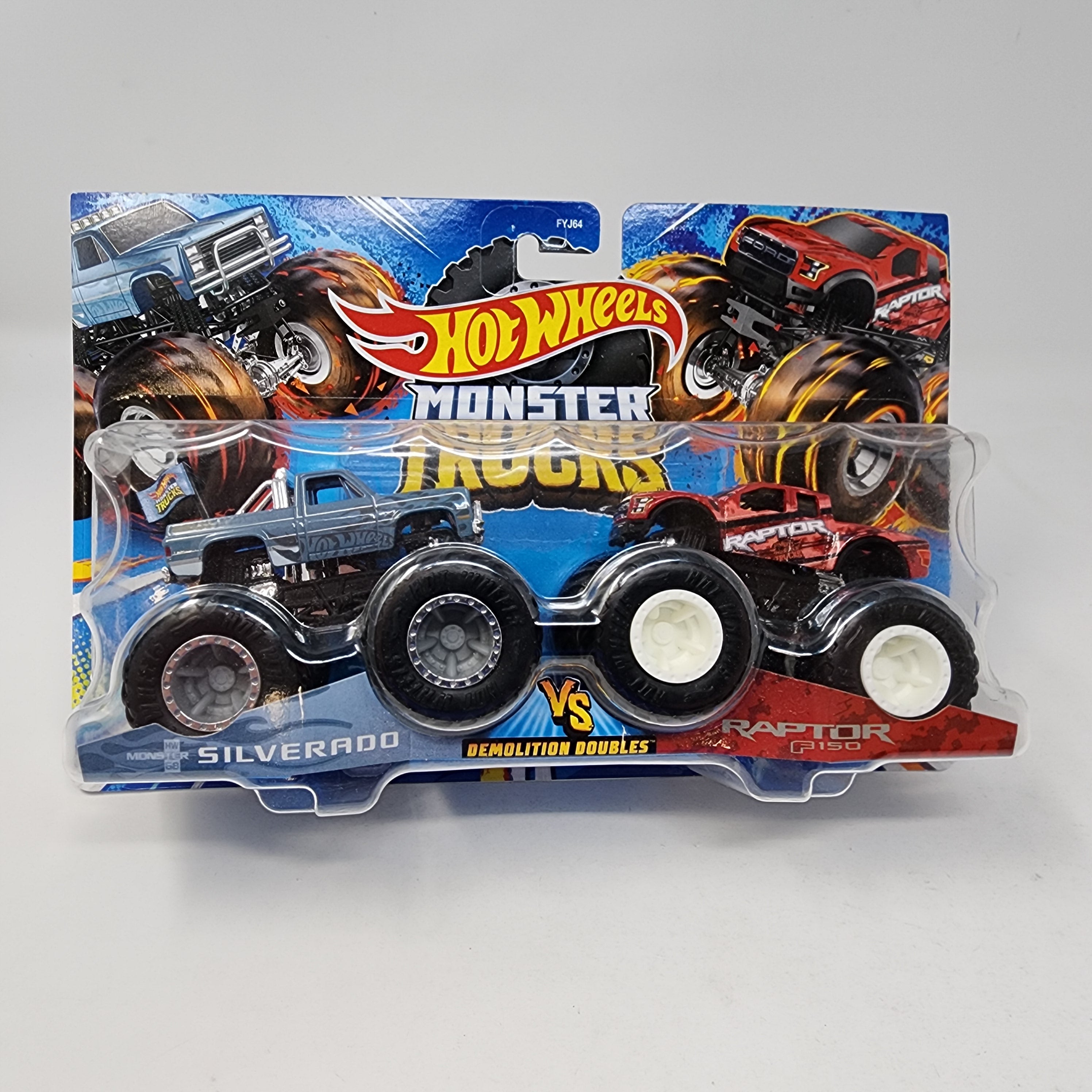 2 Pack * Silverado & F150 Raptor * Hot Wheels Monster Jam、mySite、hgirdovlk