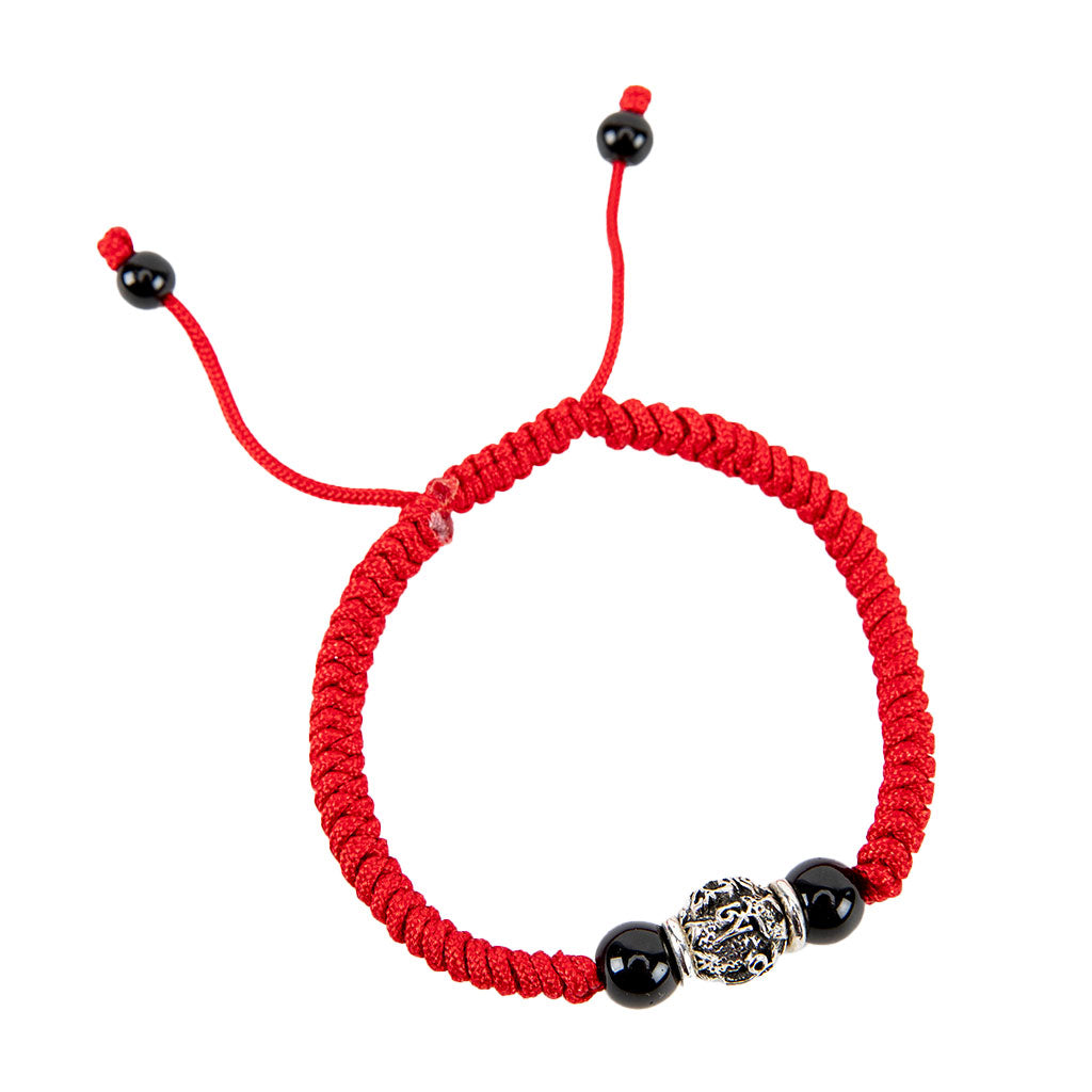 Adjustable Red Om Mani Bracelet、mySite、topwebapps