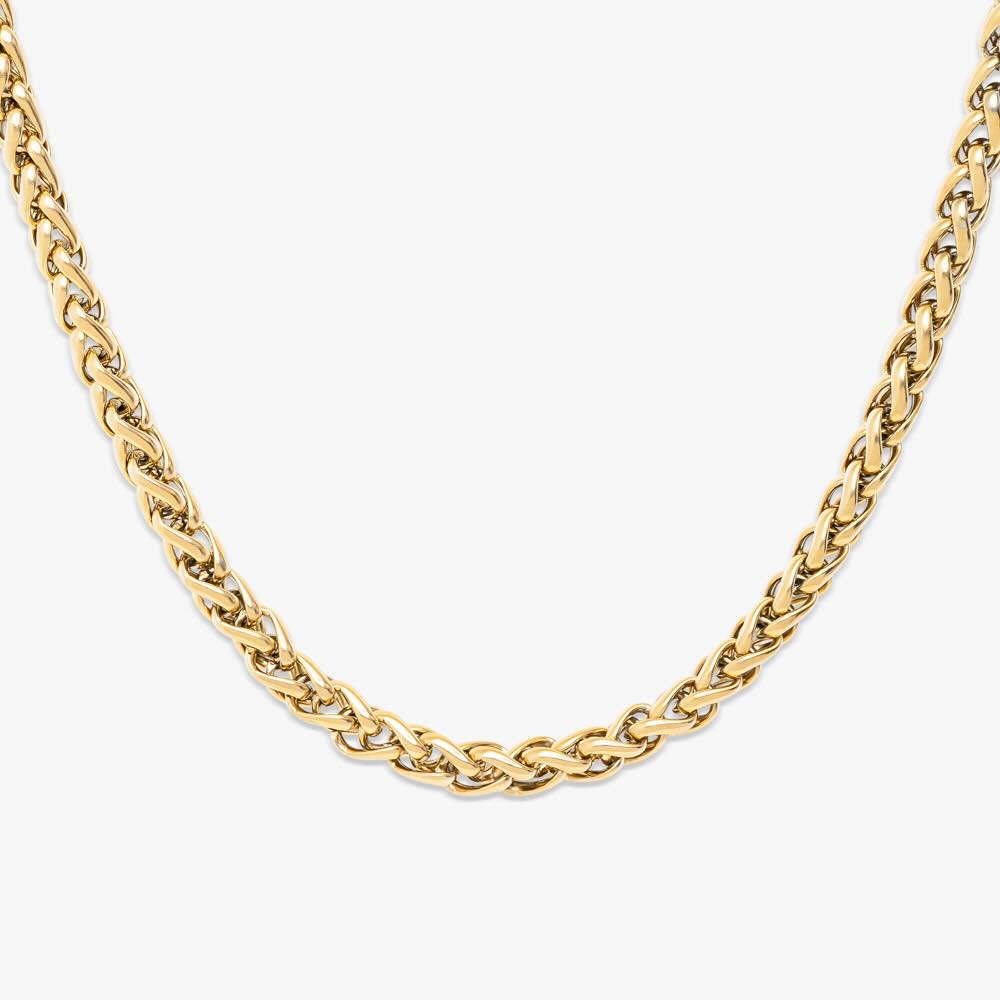 7MM Wheat Link Chain 14K Gold、mySite、hinf8tx79