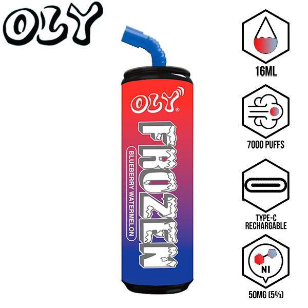 Oly Frozen 7000 Puffs Disposable Vape 10 Pack 16mL、mySite、zt4zffjzw