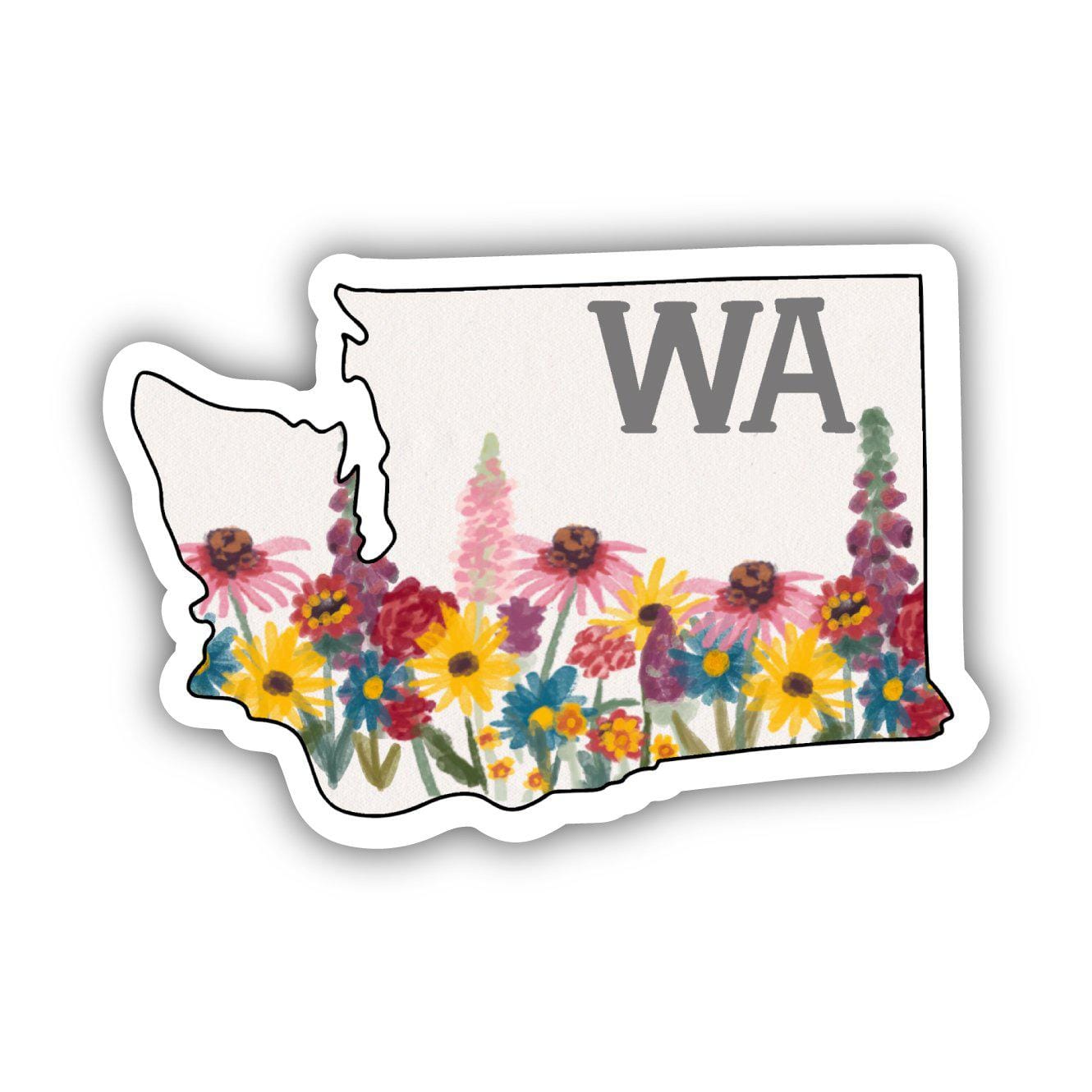  Washington Painterly Pattern Sticker、mySite、ghnorth