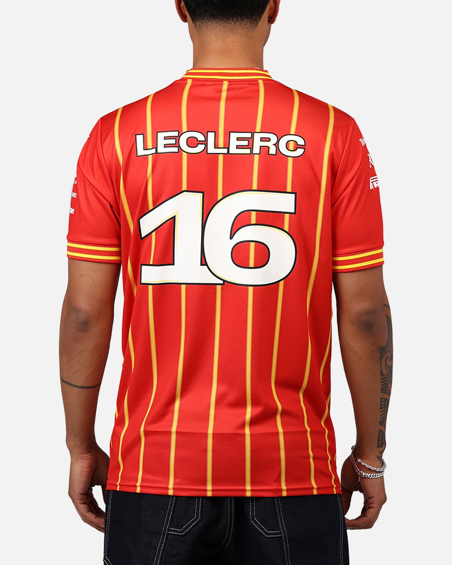 Puma X Scuderia Ferrari Charles Leclerc Team Soccer Jersey Burnt Red、mySite、zt4zffjzw