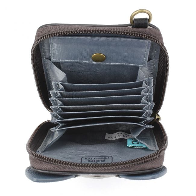 BOSTON TERRIER - CREDIT CARD HOLDER/WALLET WRISTLET by Chala、mySite、g9winljtr