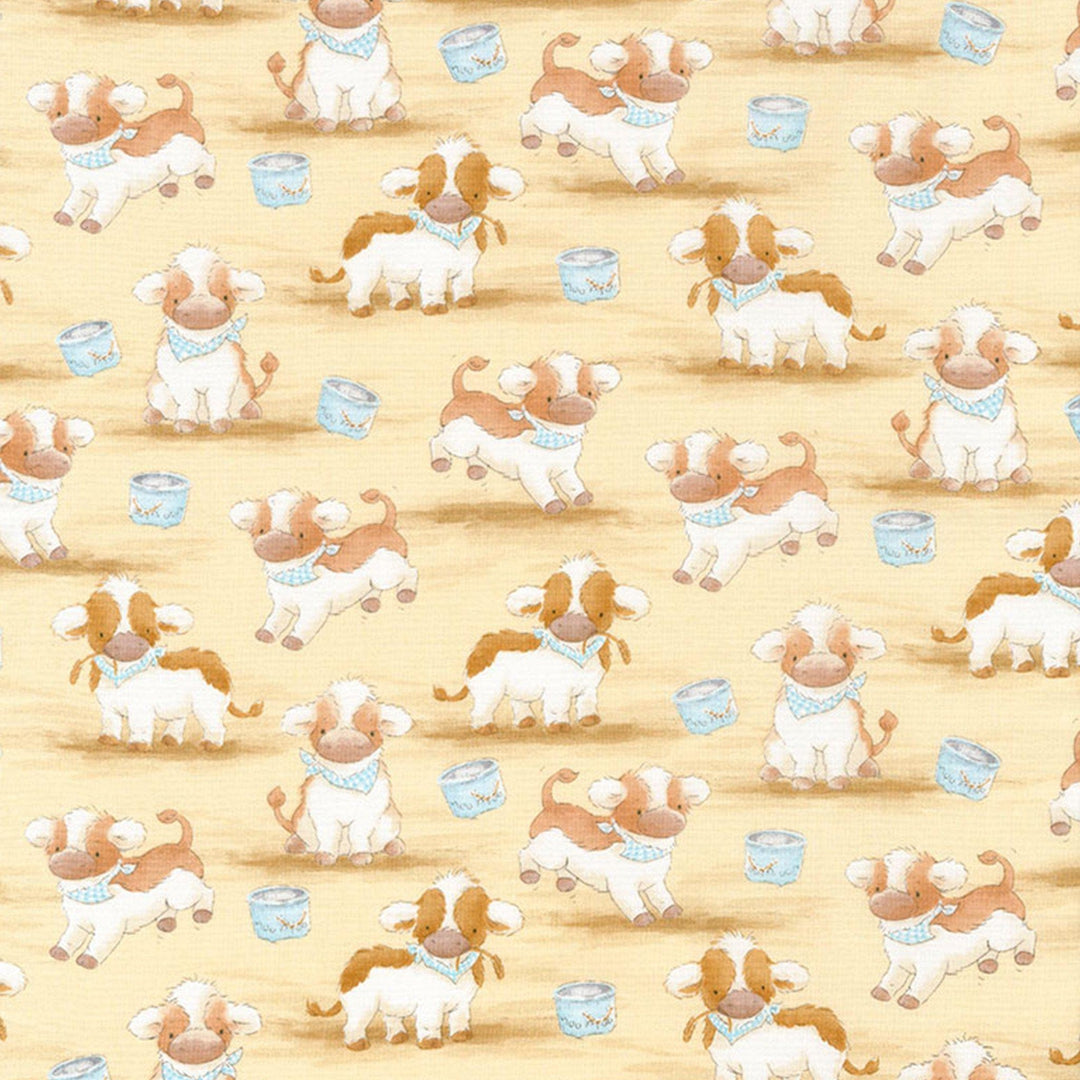 RETIRED - Fabric - Good Friends Farm Collection - Farm Cows - 1/4 yard、mySite、g9winljtr