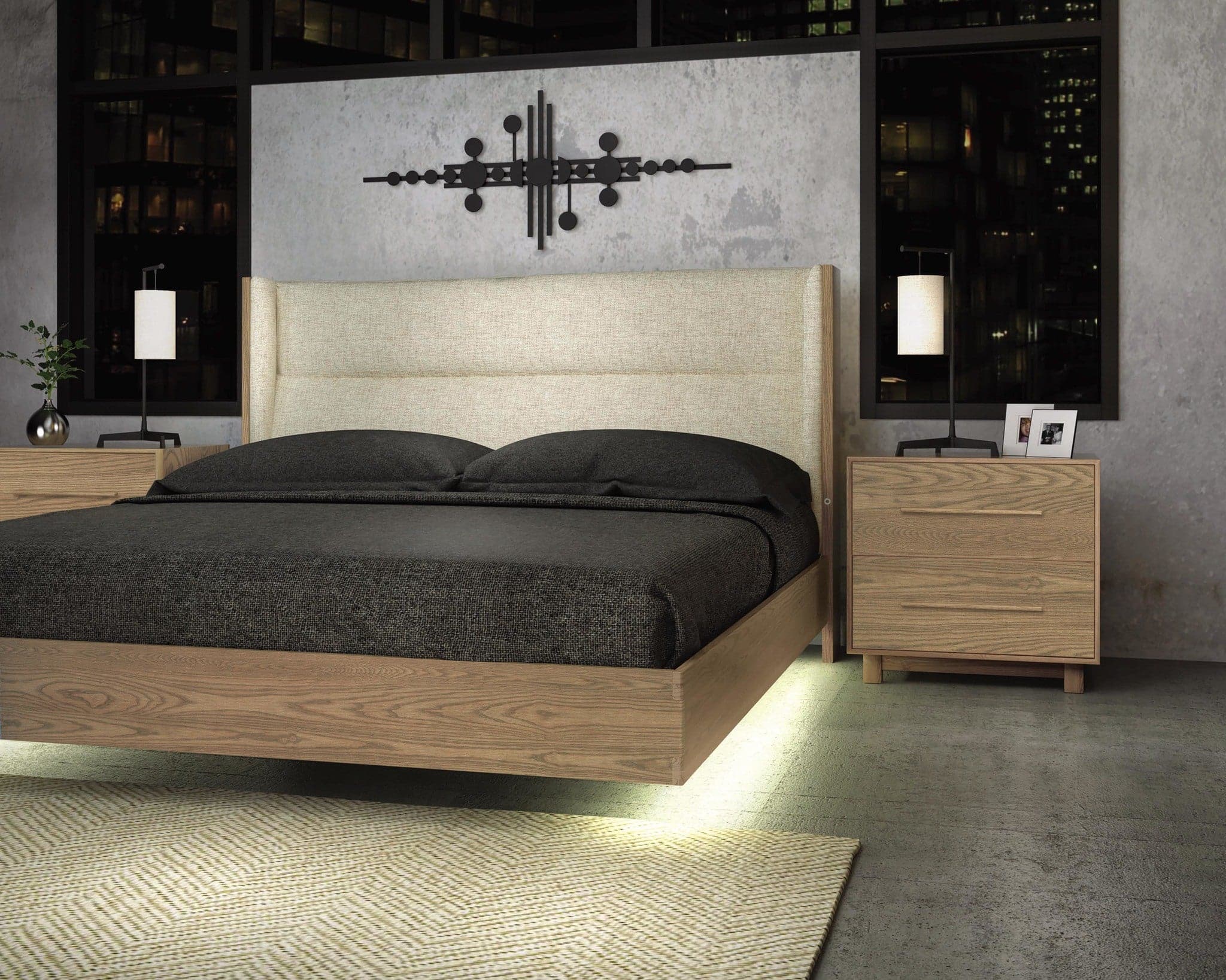 Copeland Sloane Floating Platform Bed、mySite、neckold