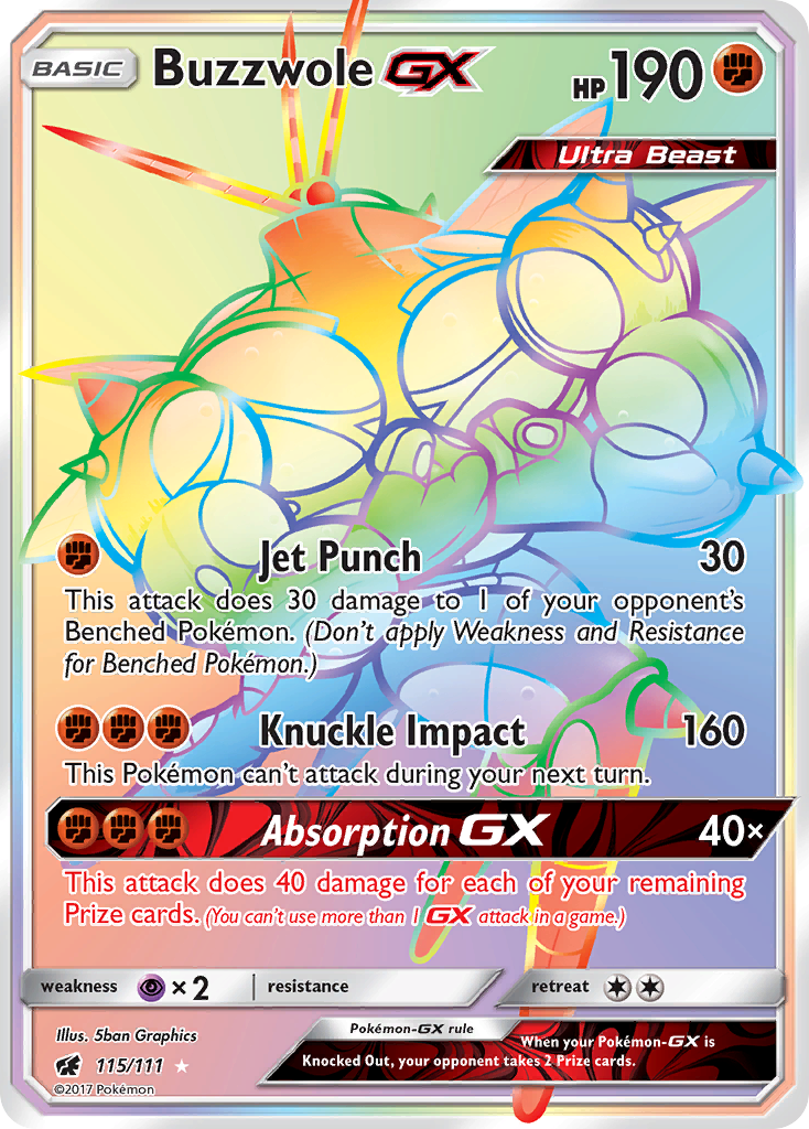 Buzzwole GX (115/111) Sun & Moon: Crimson Invasion、mySite、waistdrama