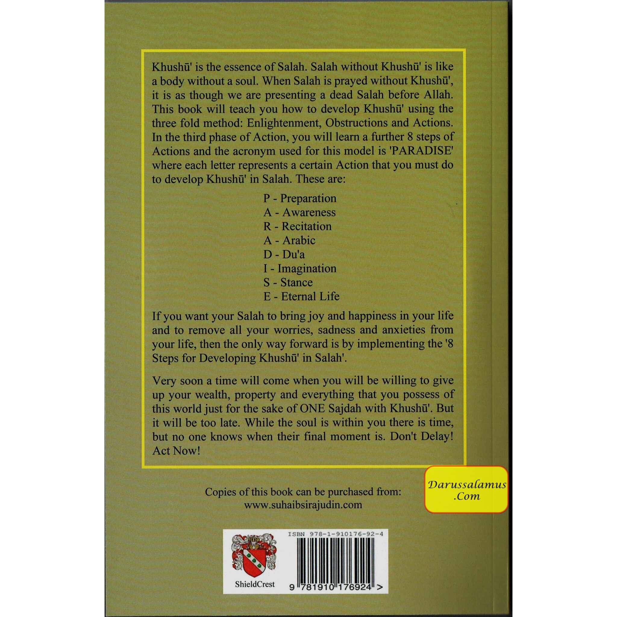 8 Steps For Developing Khushu’ In Salah(Book Includes 2 Audio Cds) By Suhaib Sirajudin、mySite、topwebapps