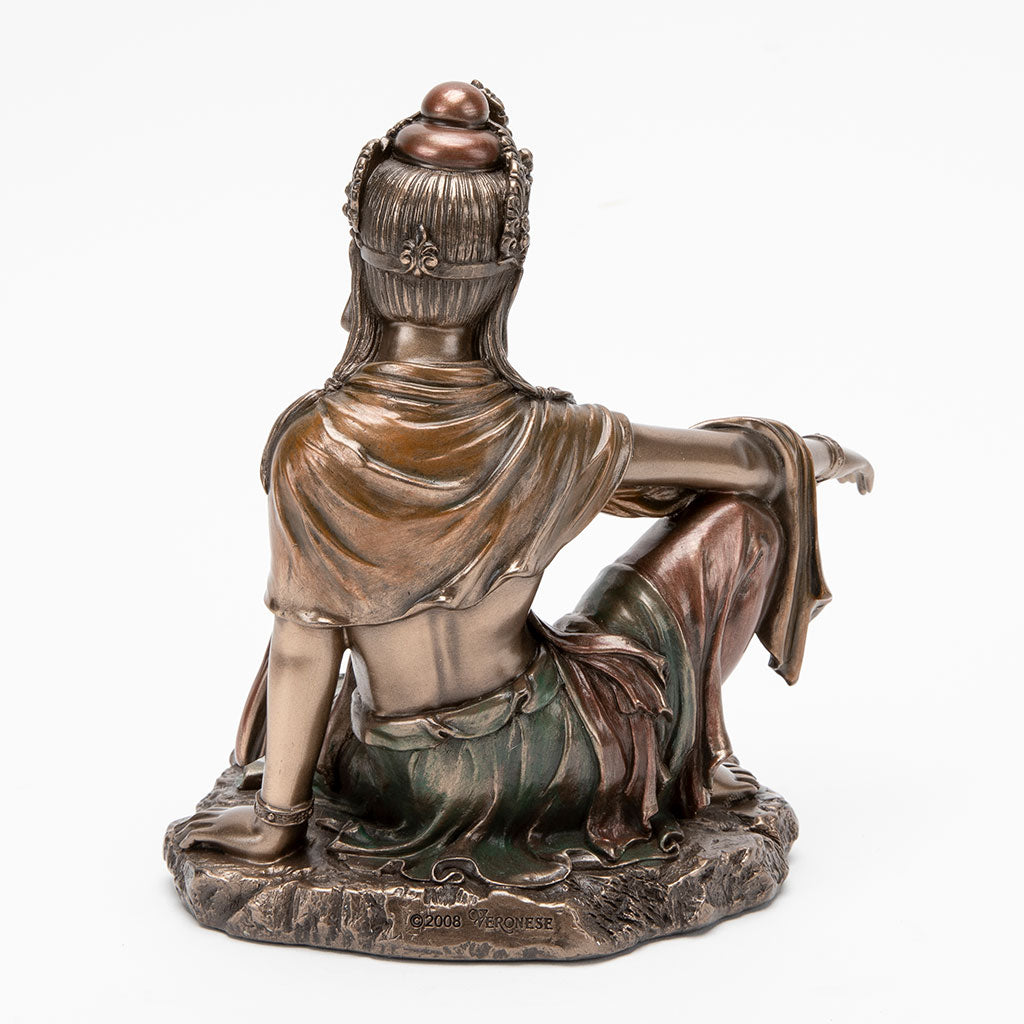 Bronze Kuan Yin Royal Ease Statue、mySite、topwebapps