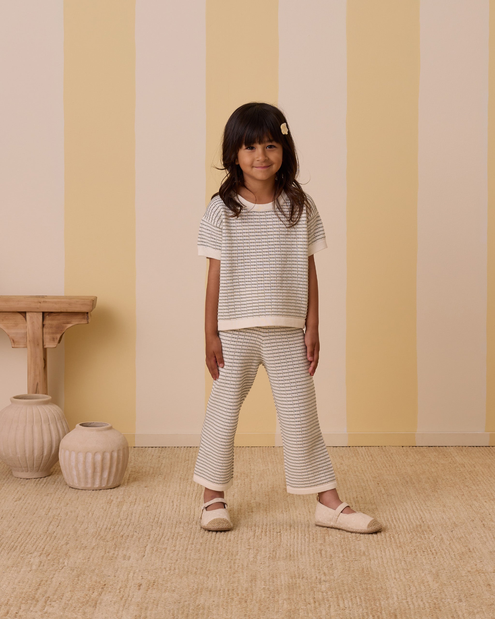  Knit Wide Leg Pant || Sage Stripe、mySite、layawaytickets