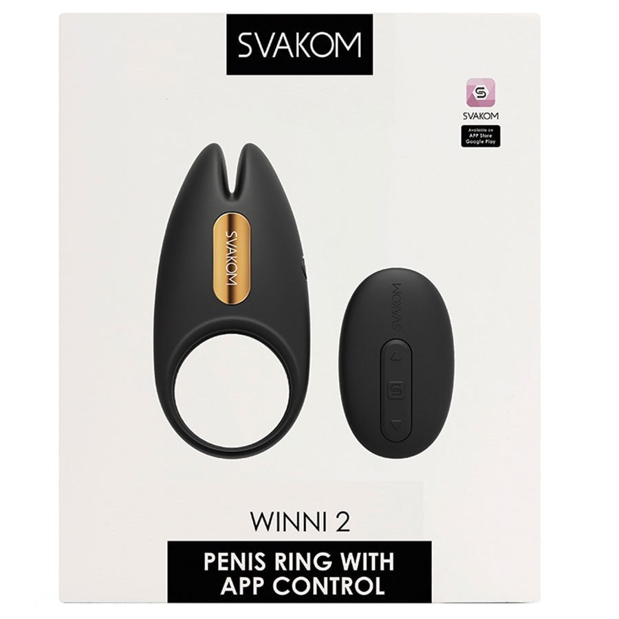 Svakom Winni 2 App Controlled Vibrating Penis Ring、mySite、bottomscart