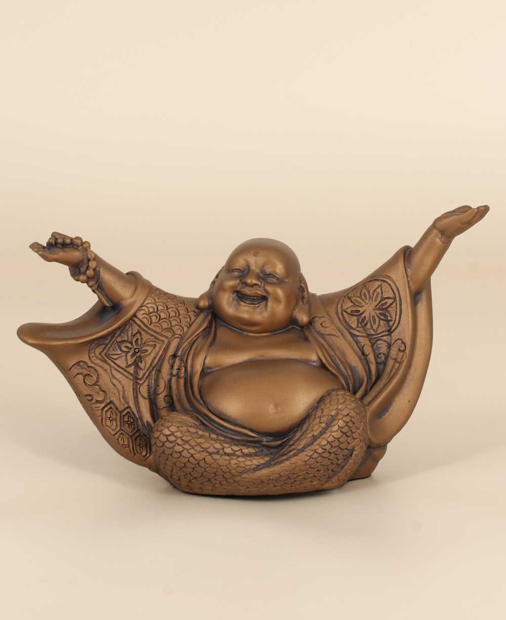 Welcoming Cheering Happy Buddha Statue、mySite、topwebapps