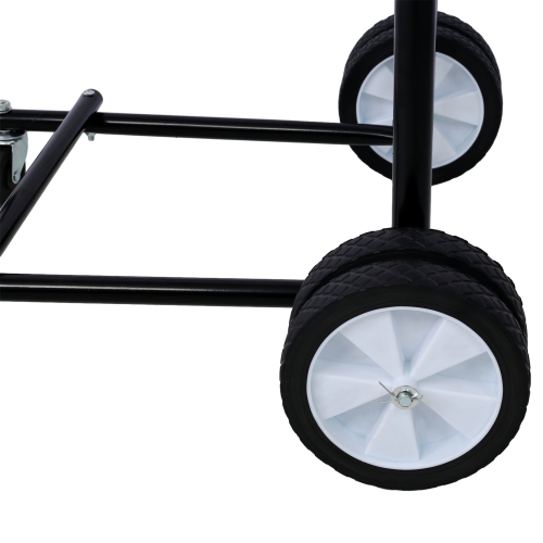 Outboard Boat Motor Stand, Engine Carrier Cart Dolly for Storage, 315lbs Weight Capacity, w/Wheels (black)、、eastwooduniform