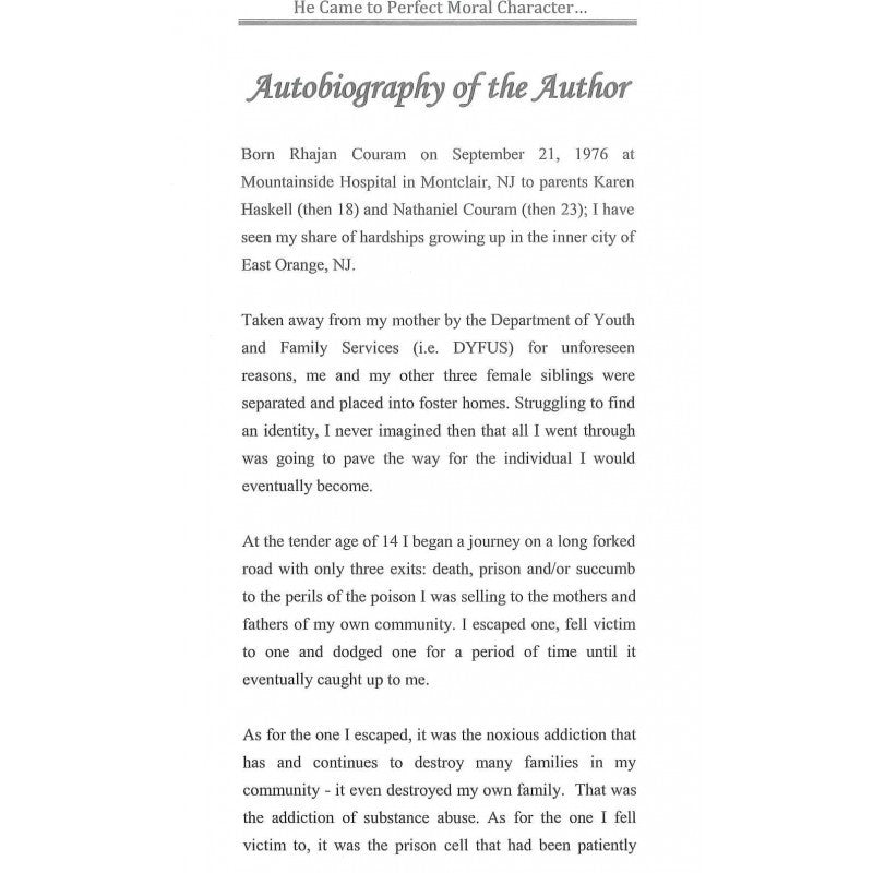 He Came to Perfect Moral Character By Abu Azzubair Shadeed Muhammad Rhajan Malik Couram、mySite、topwebapps