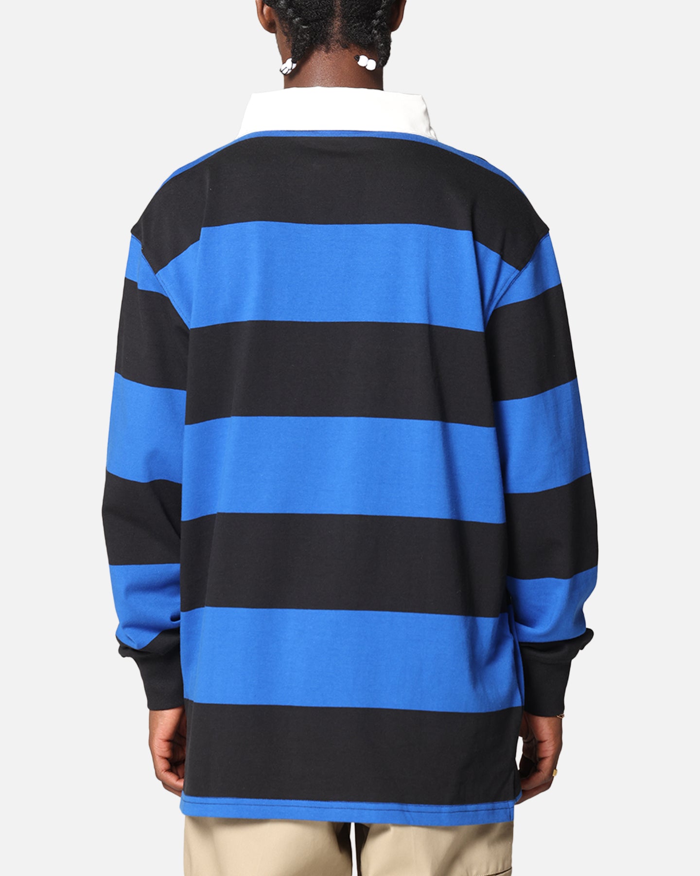 Bleacher Athletic Canterbury-Bankstown Bulldogs NRL Stripe Rugby Polo Shirt Official Team Colour、mySite、zt4zffjzw