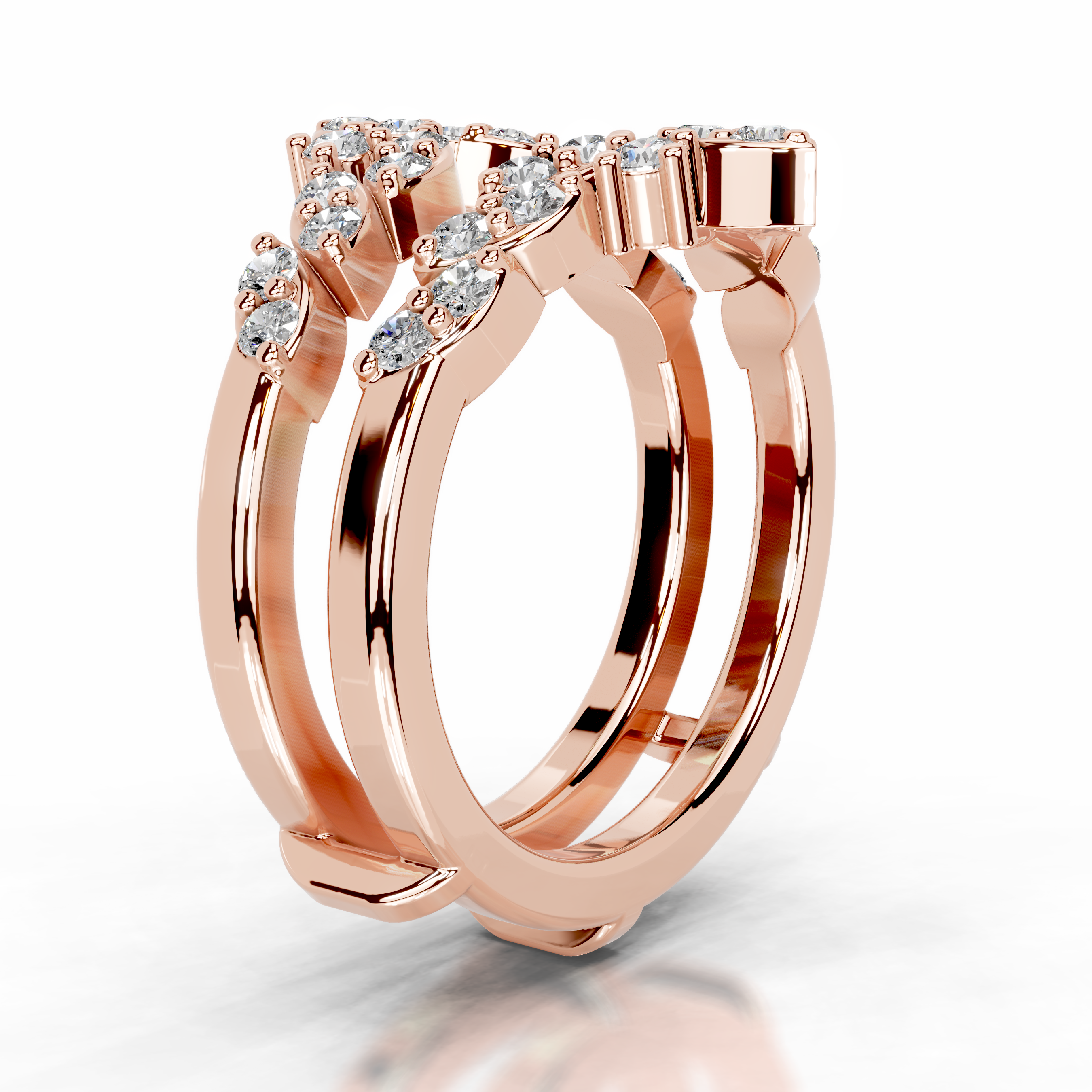 Nikita Diamond Wedding Ring (0.70 Carat) -14K Rose Gold、mySite、hinf8tx79