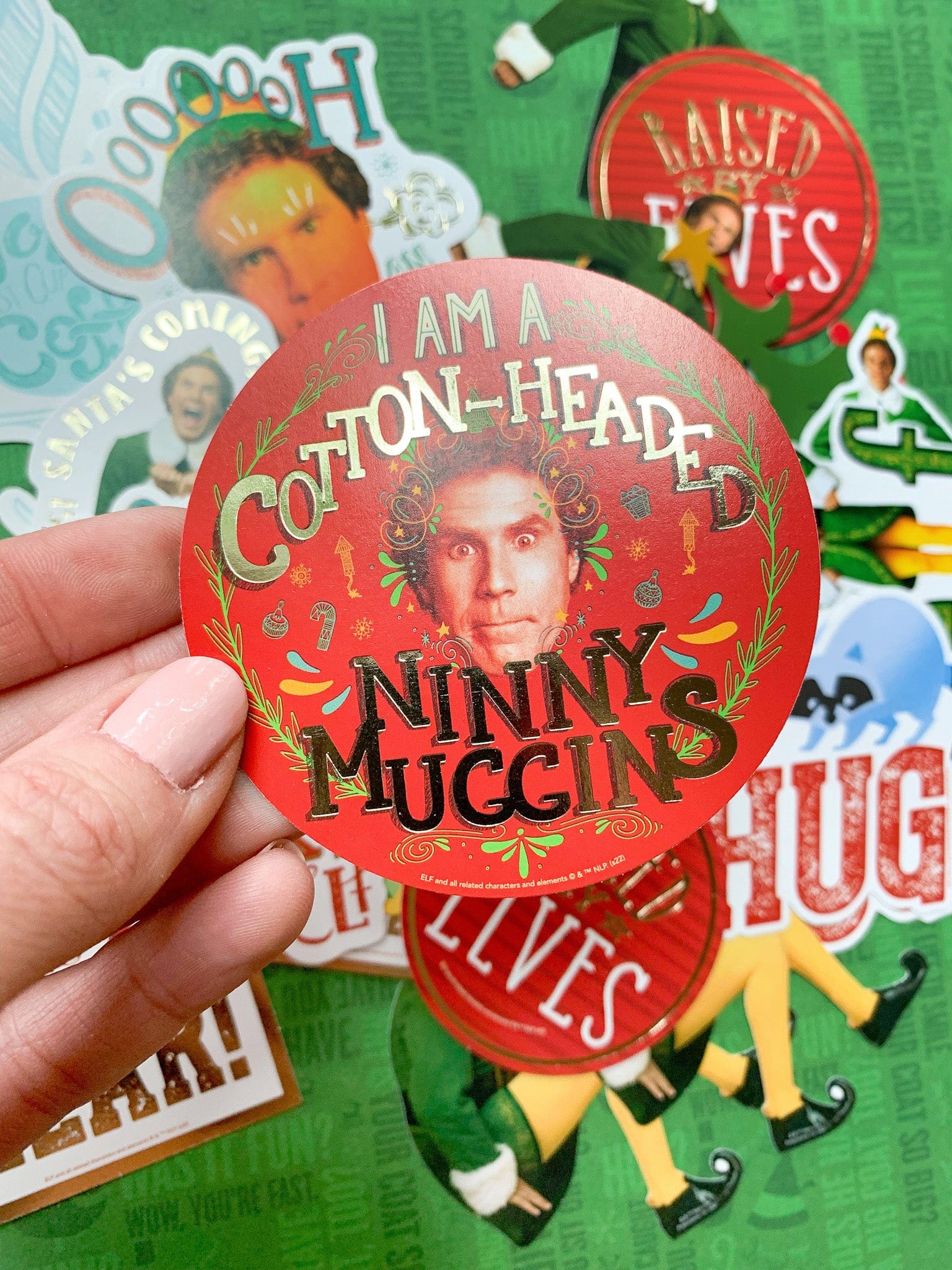  Scrapbook Stickers - Buddy the Elf Die Cuts、mySite、ghnorth