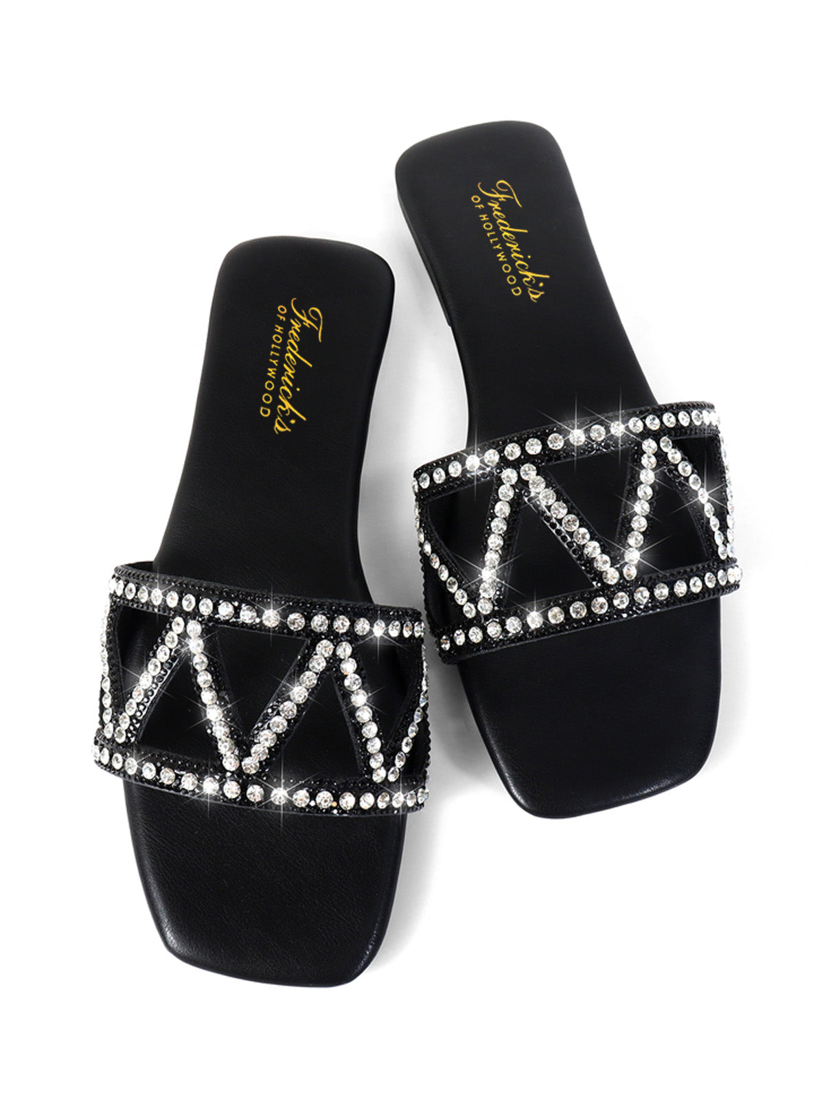 Lucy Rhinestone Flat Sandal、mySite、bengalsvssteelers