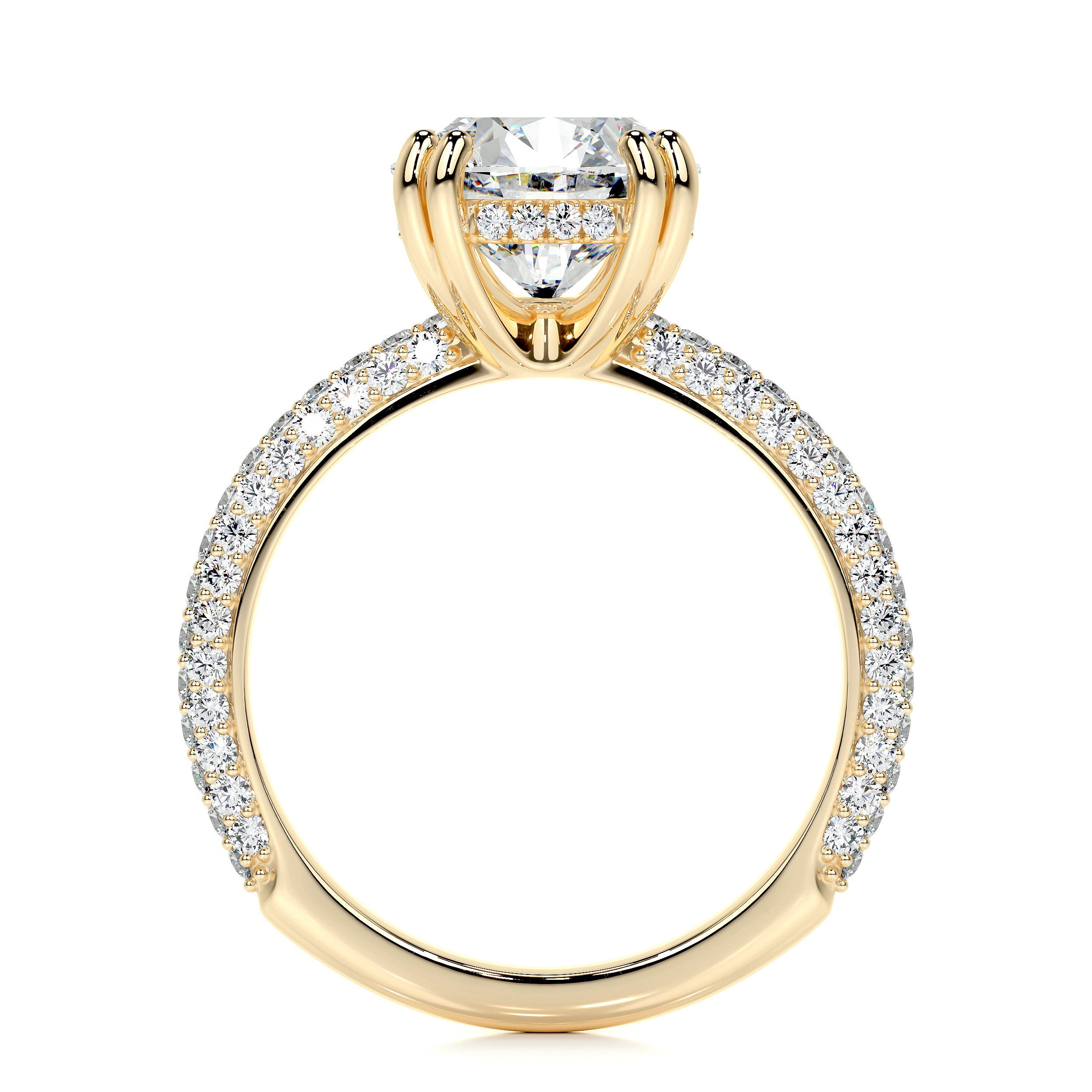 Lorena Lab Grown Diamond Ring -18K Yellow Gold、mySite、hinf8tx79