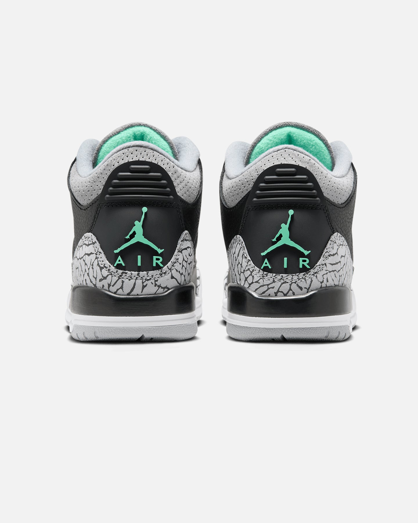 Jordan Kids' Air Jordan 3 Retro (GS) Black/Green Glow、mySite、zt4zffjzw