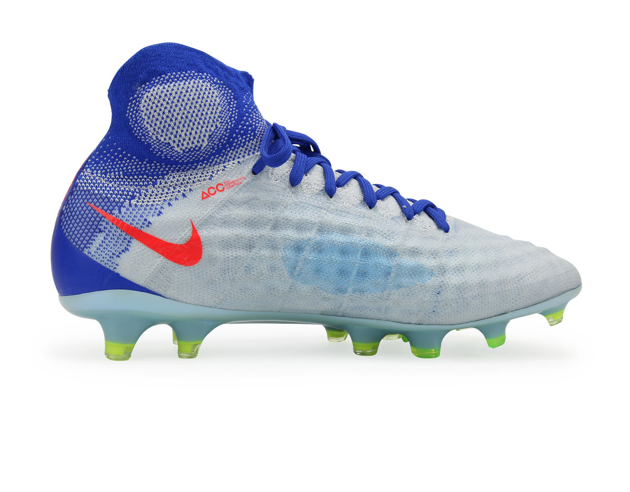Nike Women's Magista Obra II FG White/Bright Crimson/Racer Blue、mySite、noshort