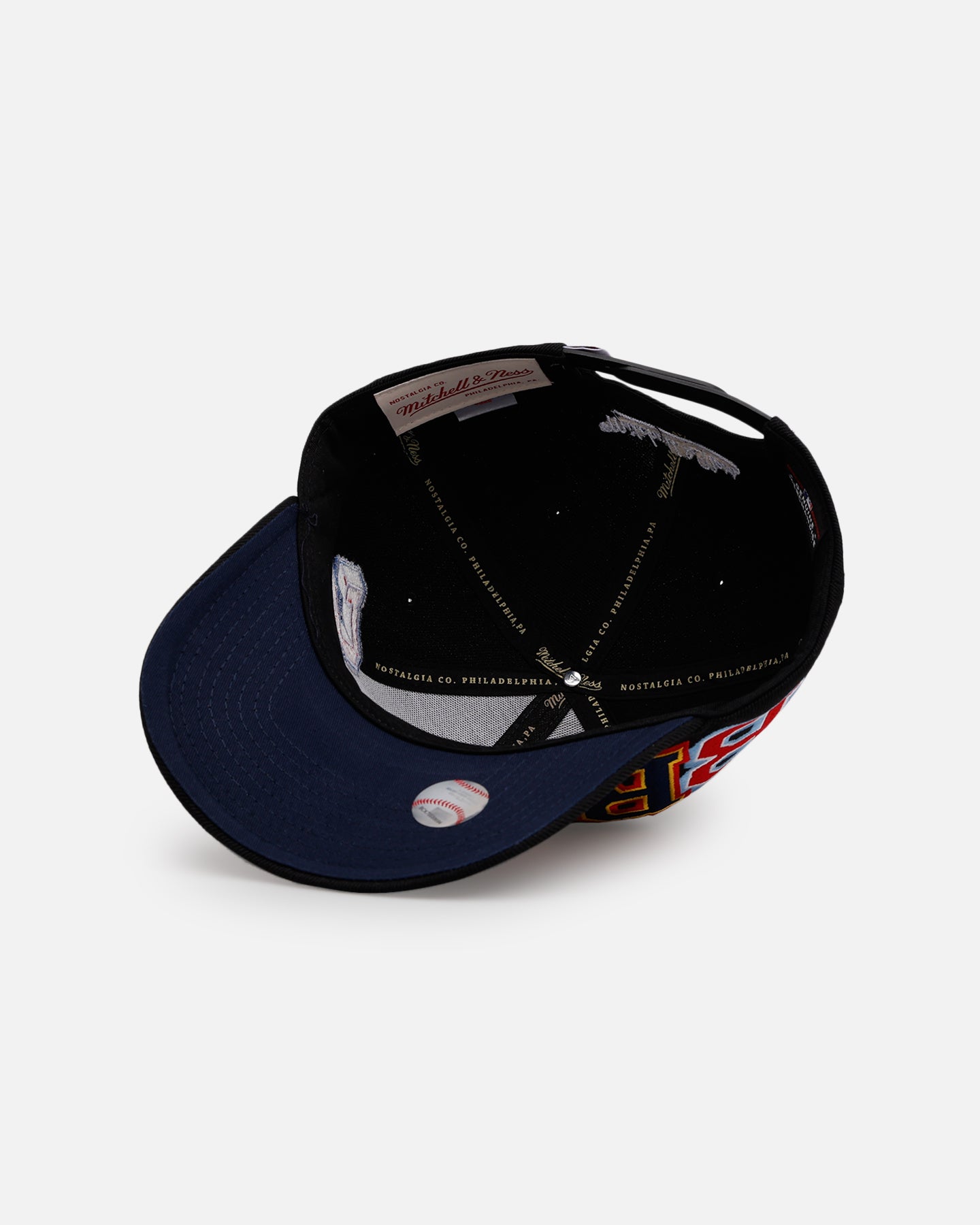 Mitchell & Ness Atlanta Braves 'Hyper Type' Pro Crown Snapback Black、mySite、zt4zffjzw