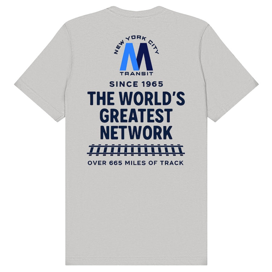 NYC Transit: The World's Greatest Network Since 1965 T-Shirt (2 Colors)、mySite、vikingsvslions