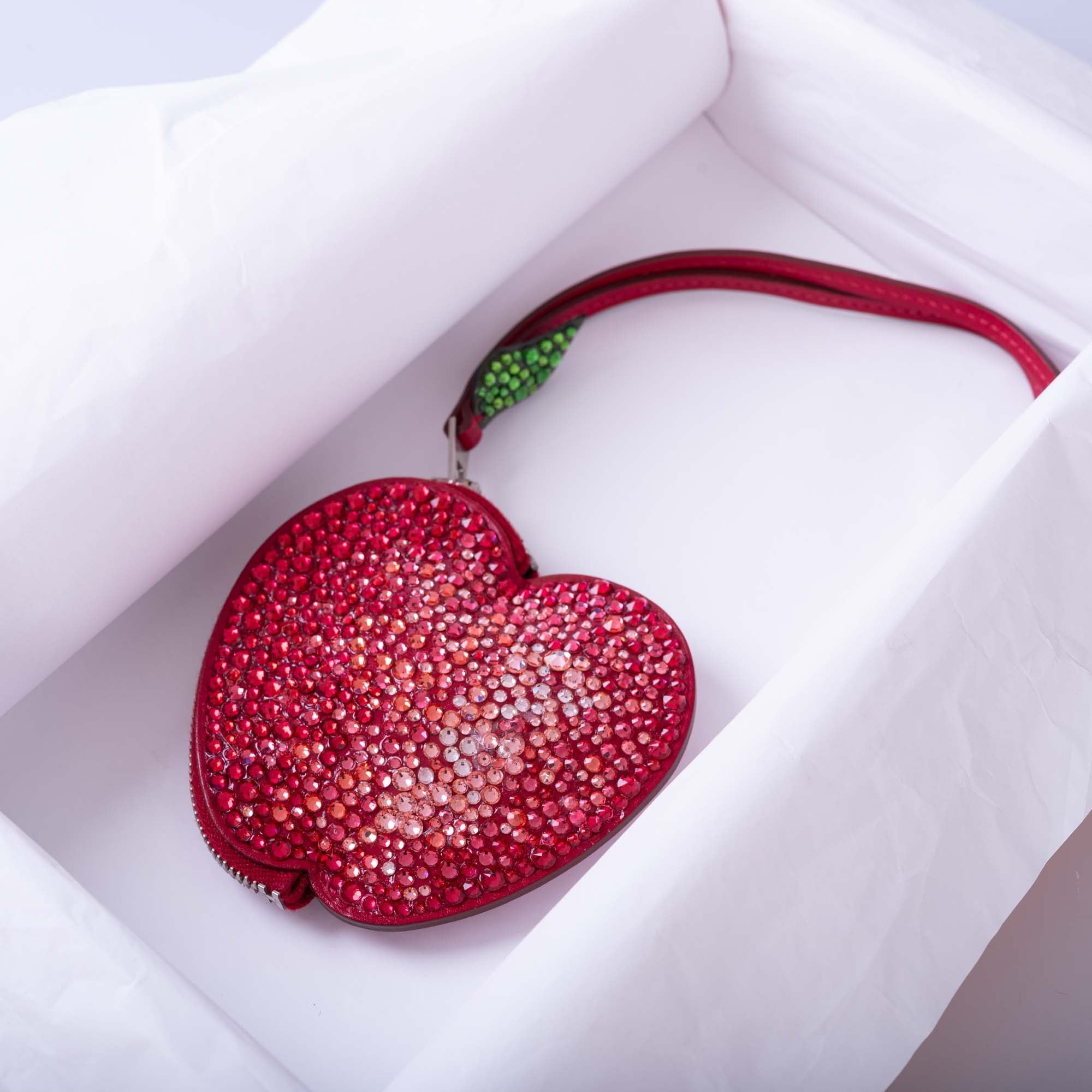 Hermès Tutti Frutti Apple Charm Coin Purse Custom Swarovski、mySite、garminoutage.com