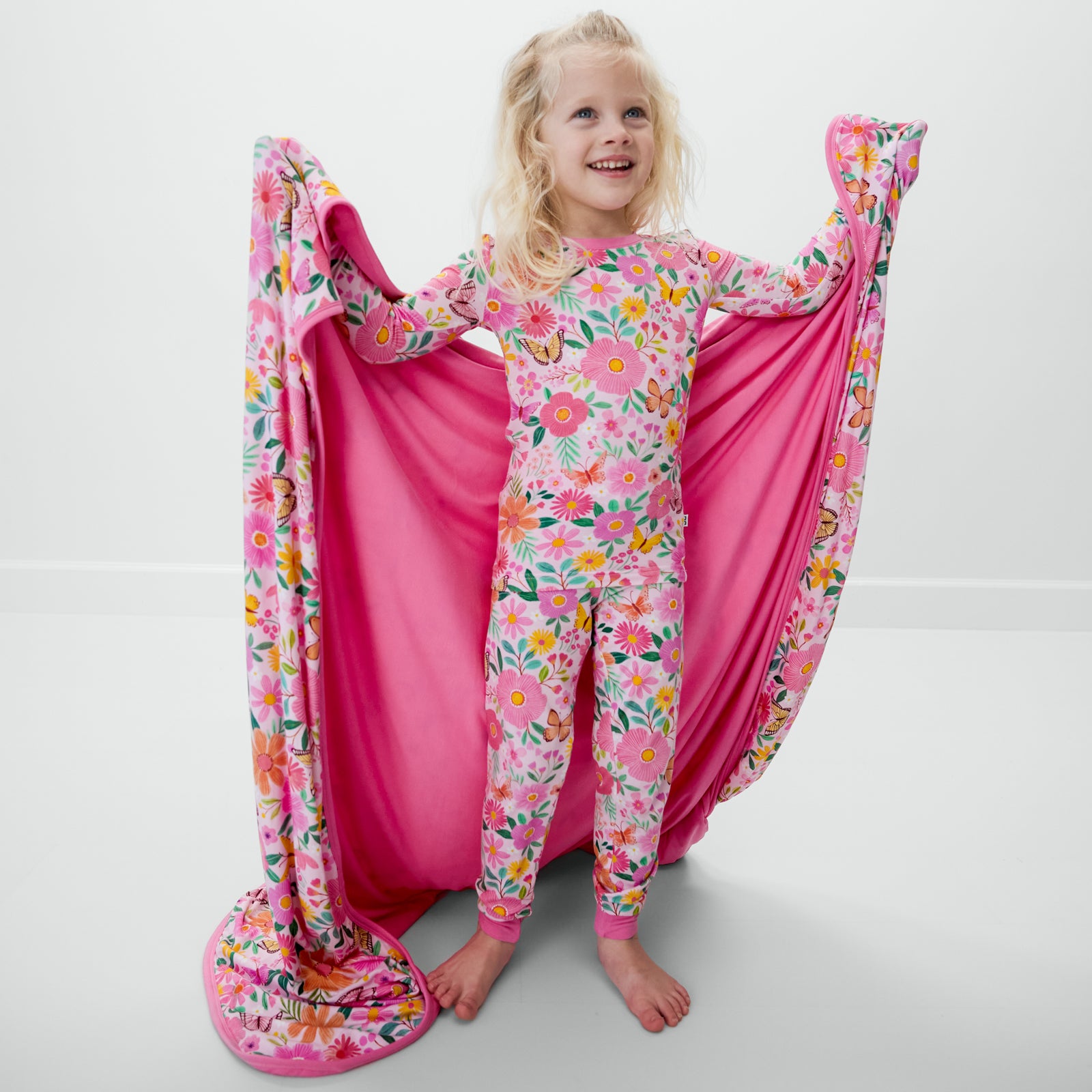 Butterfly Blooms Large Cloud Blanket®、mySite、g9winljtr