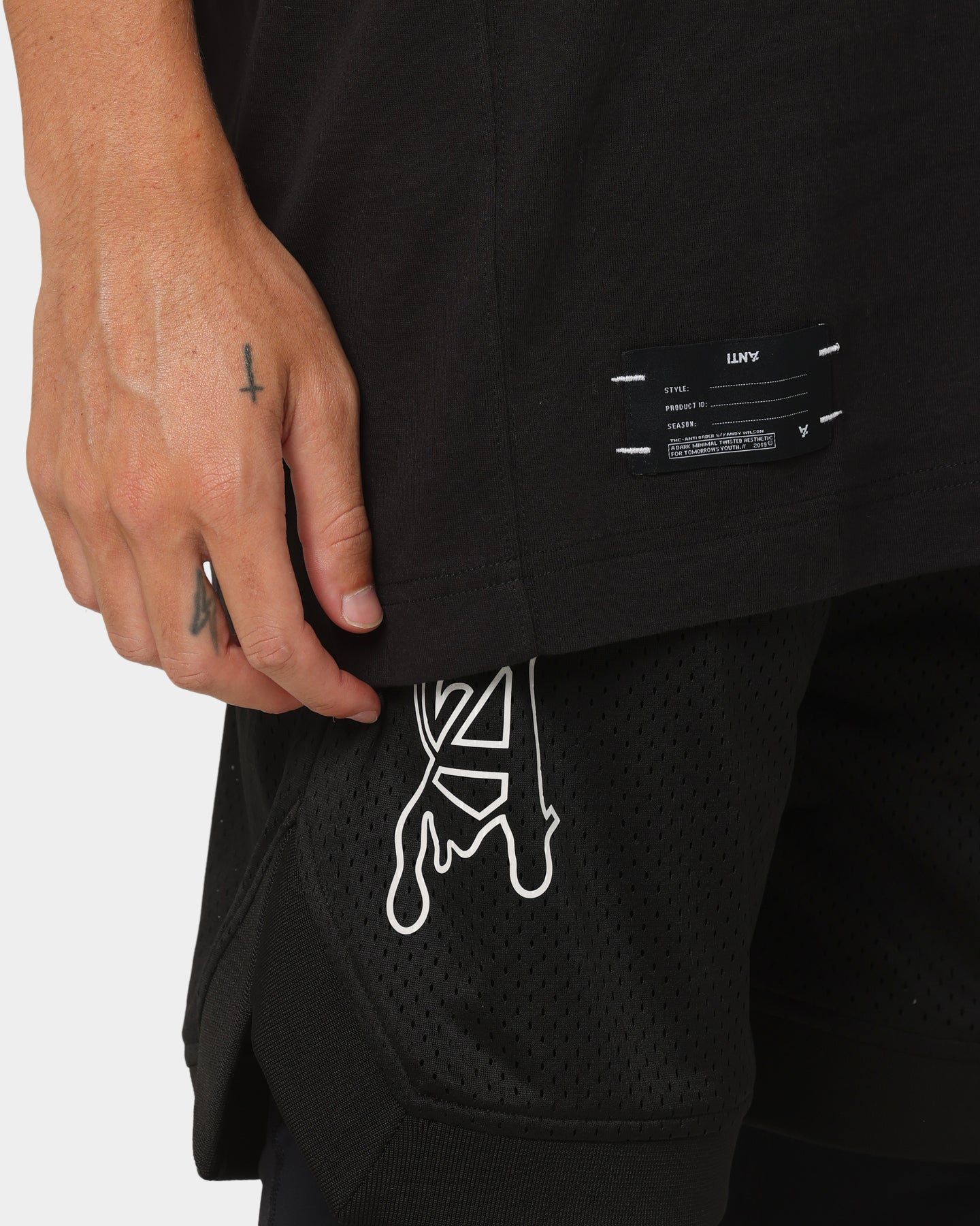 The Anti Order Military Oversized Polo Shirt Black/White、mySite、zt4zffjzw