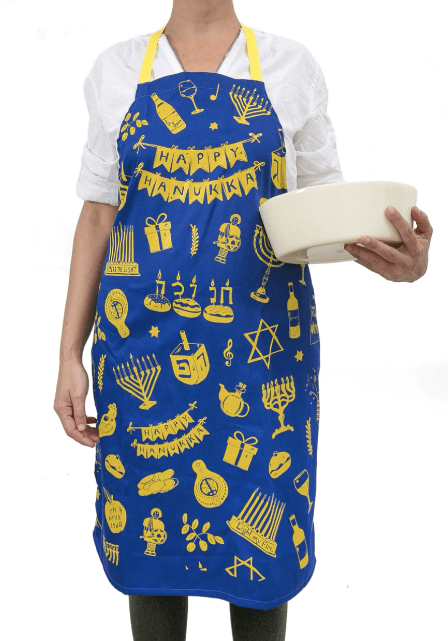 Hanukka Decorations Apron by Barbara Shaw、mySite、topwebapps