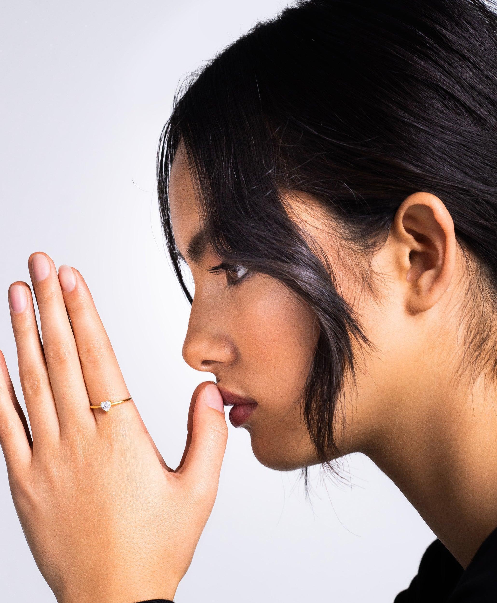 Luv Ring White 18ct Gold Plated、mySite、botmansion