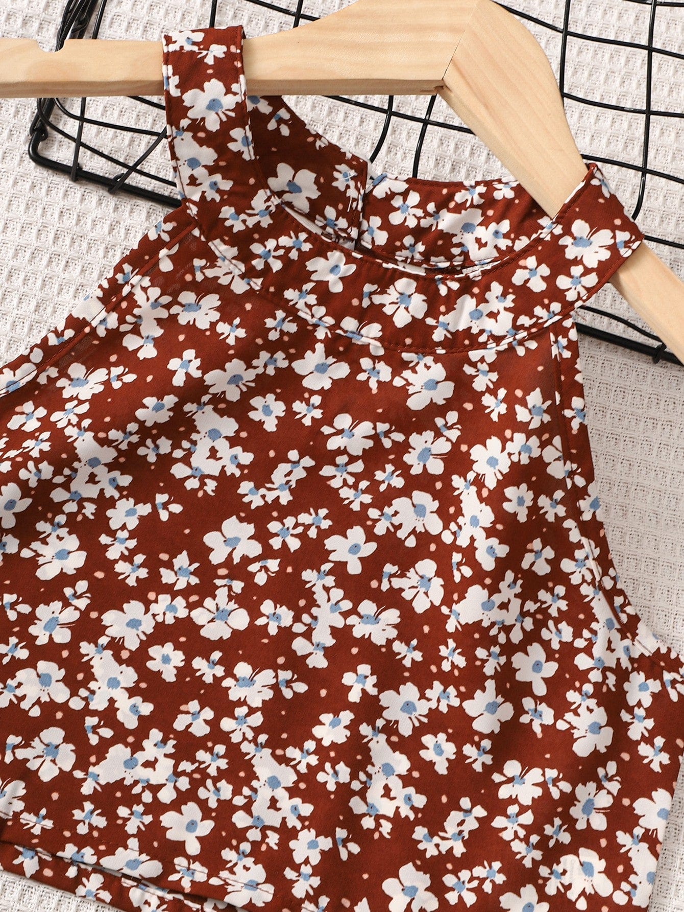 Floral Tank and Ruffle Hem Skirt Set、mySite、g9winljtr