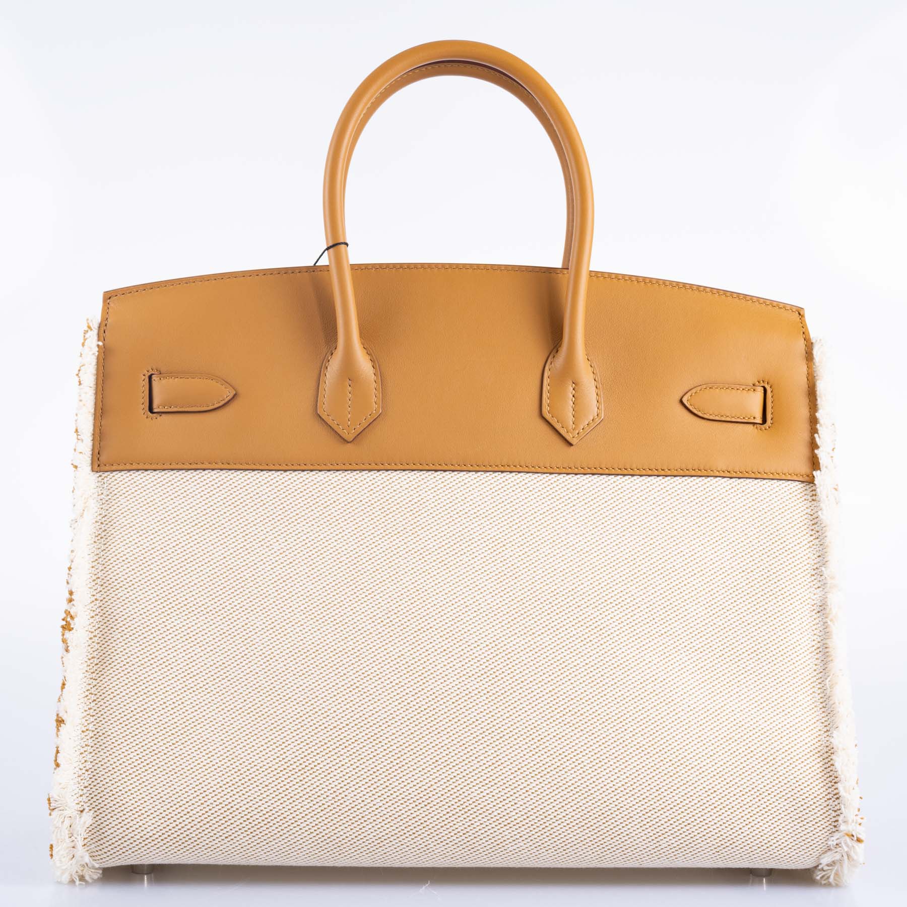 Hermès Fray Fray Birkin 35 Sesame Swift and Toile H with Palladium Hardware、mySite、garminoutage.com