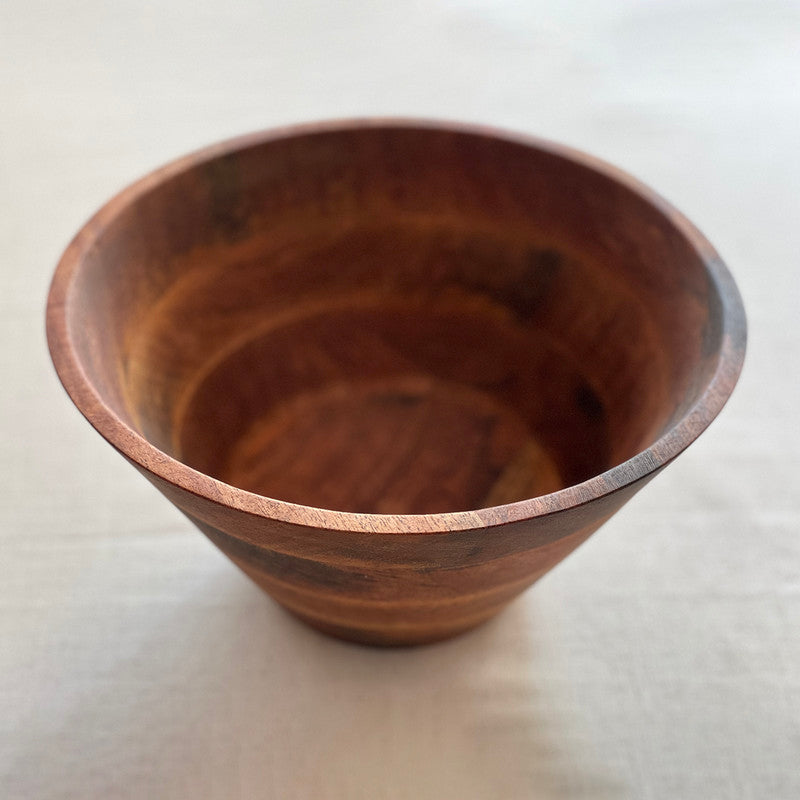 Wooden Salad Bowl | Large Mango Wood Fruit / Salad Bowl | Brown、mySite、camillekostekn