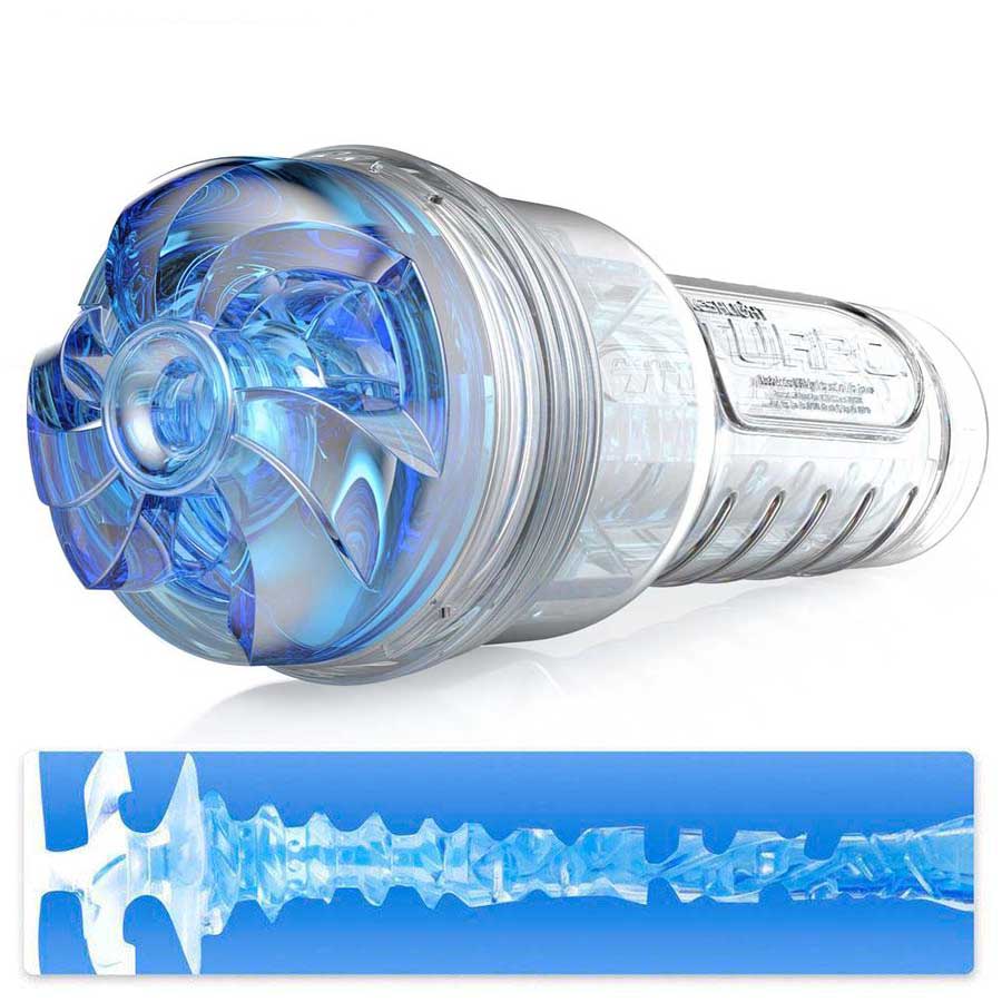 Fleshlight Turbo Thrust Blue Ice Masturbator | Blow Job Toy for Men、mySite、bottomscart
