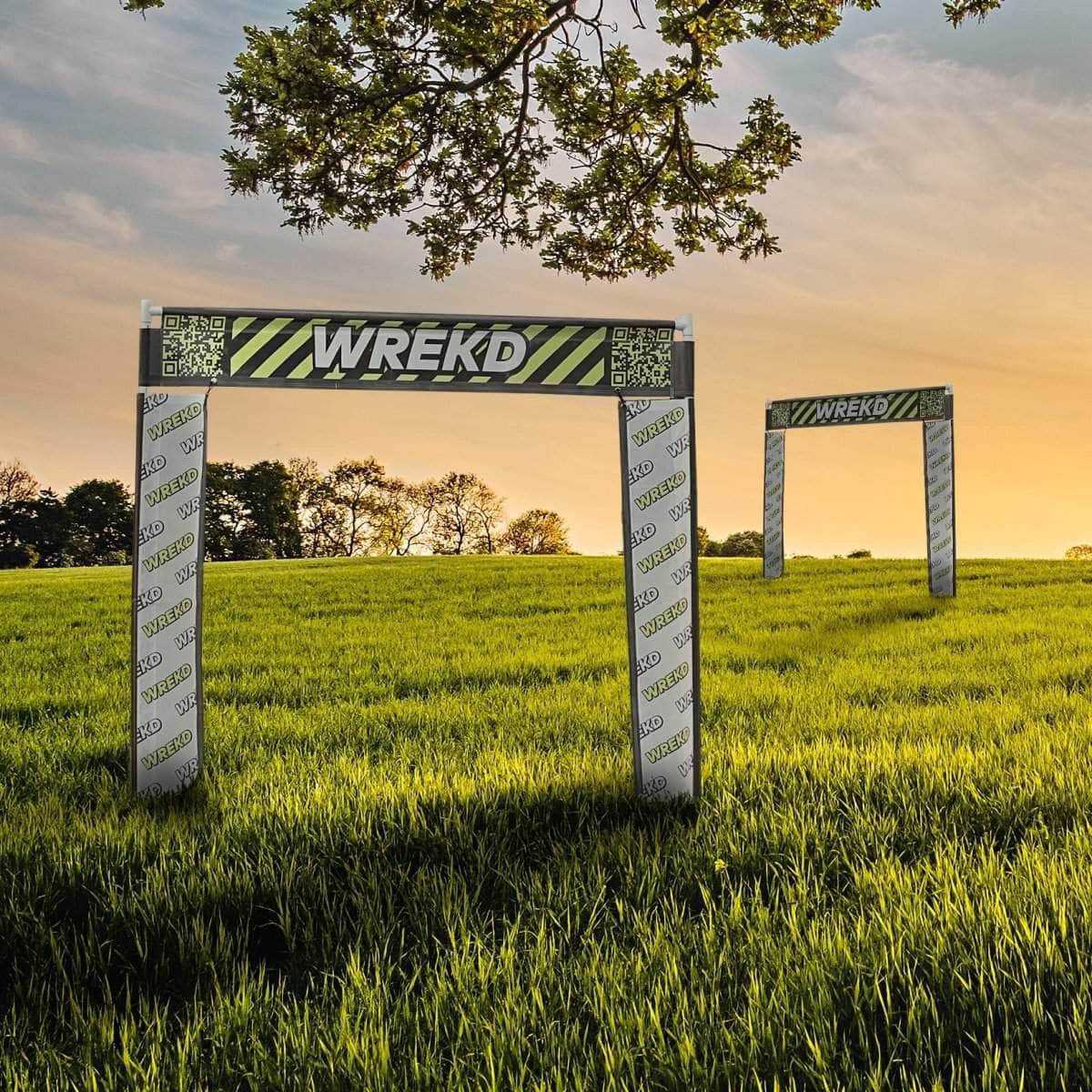  WREKD 5' x 5' Racing Gate Fabric (No poles)、mySite、merchandisen