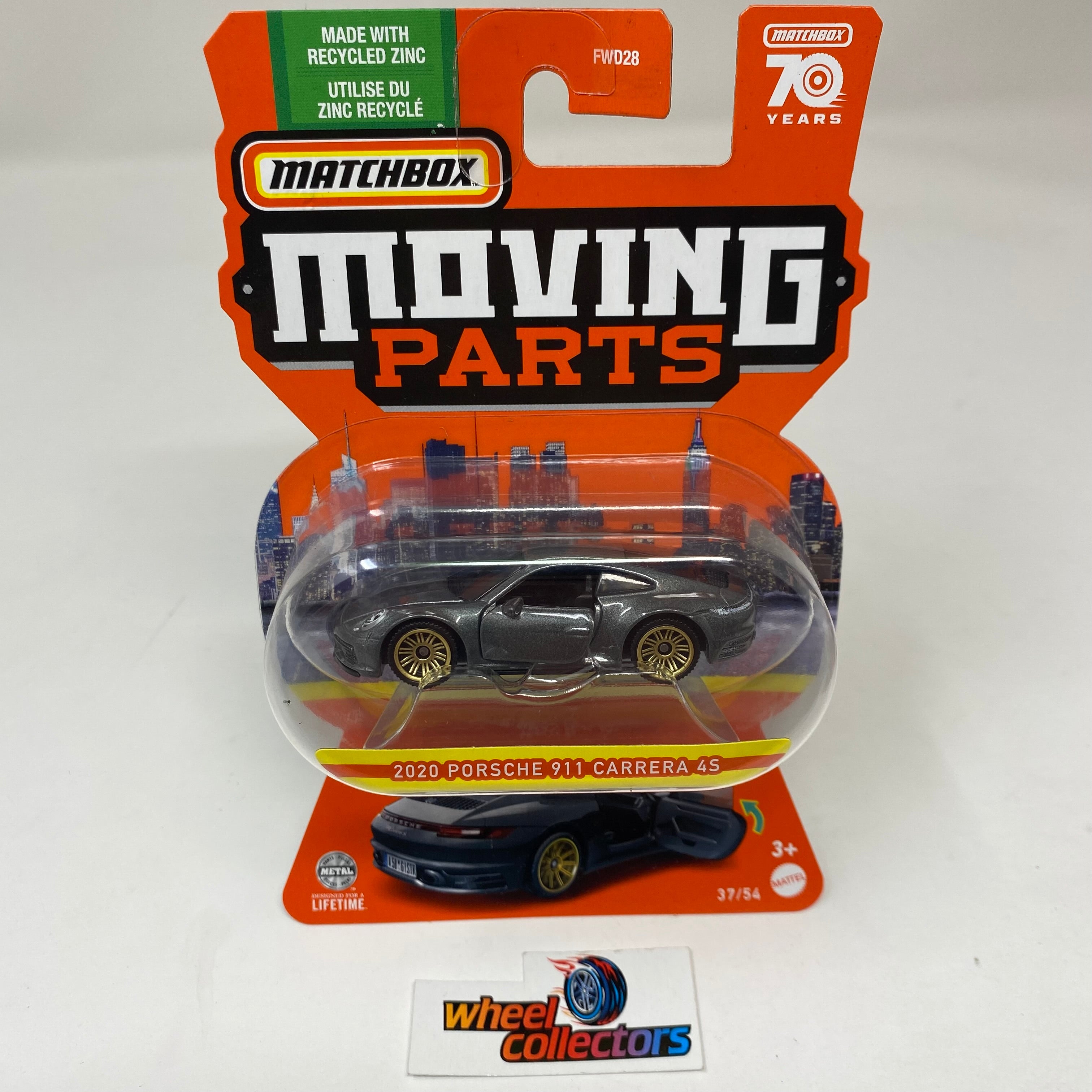 2020 Porsche 911 Carrera 4S * Grey * 2023 Matchbox Moving Parts Case C、mySite、hgirdovlk